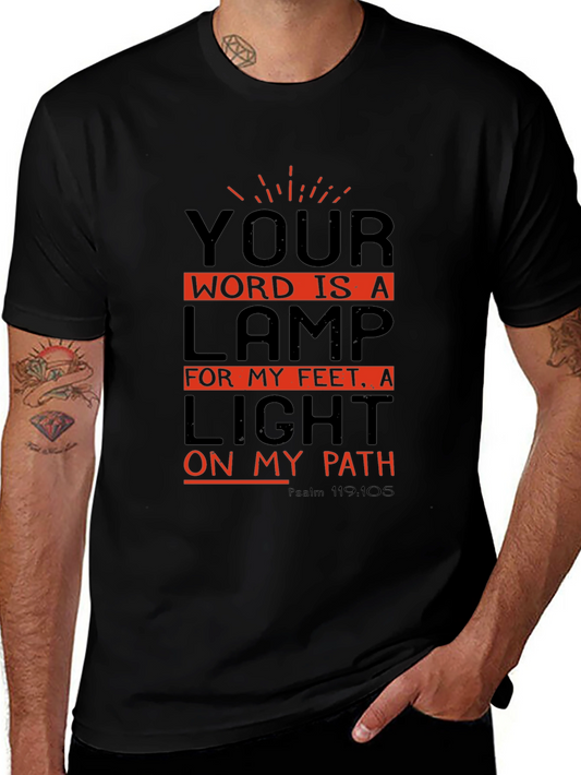 Faith-Inspired T-Shirt: Your Word is a Lamp