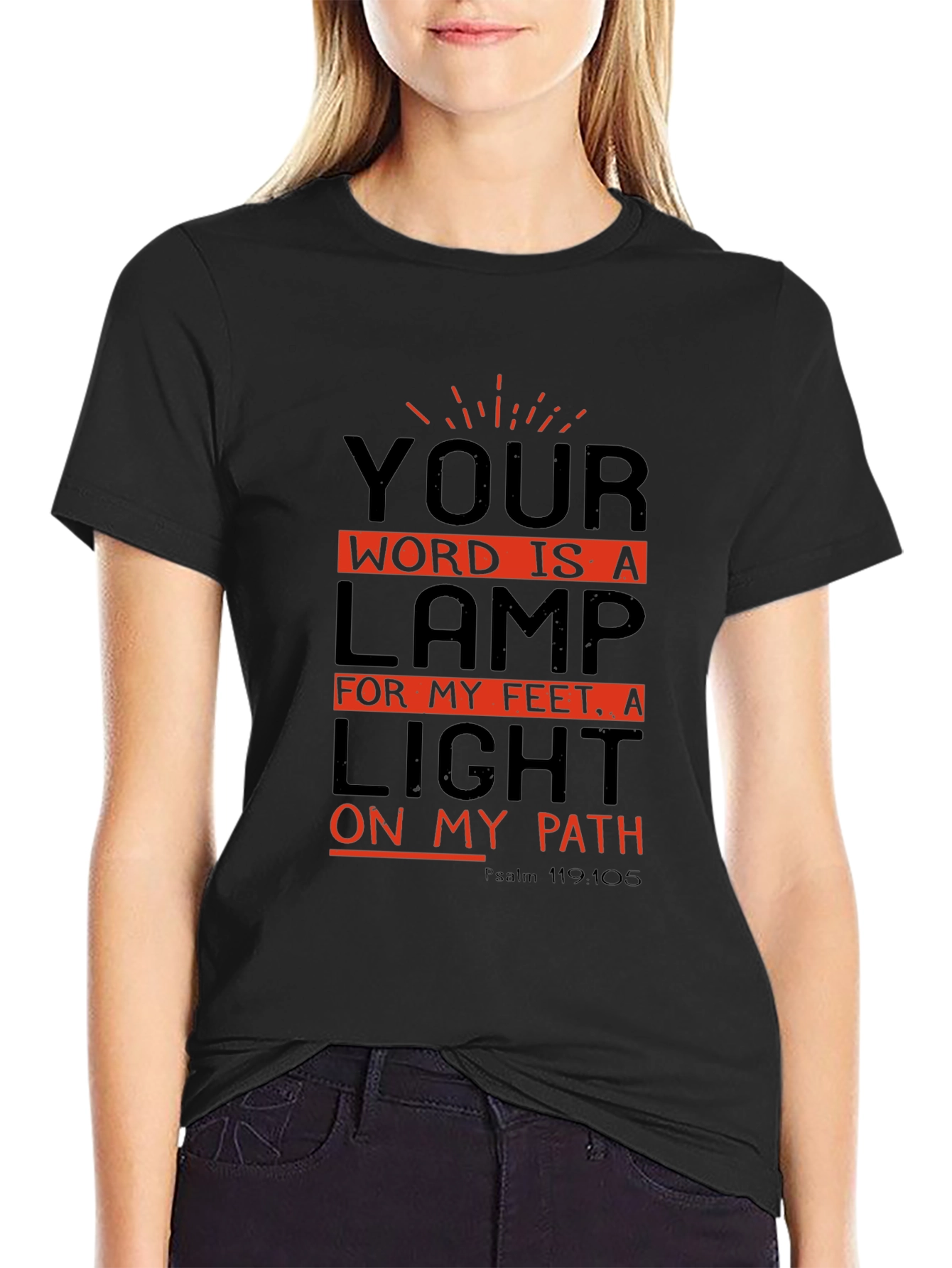 Faith-Inspired T-Shirt: Your Word is a Lamp