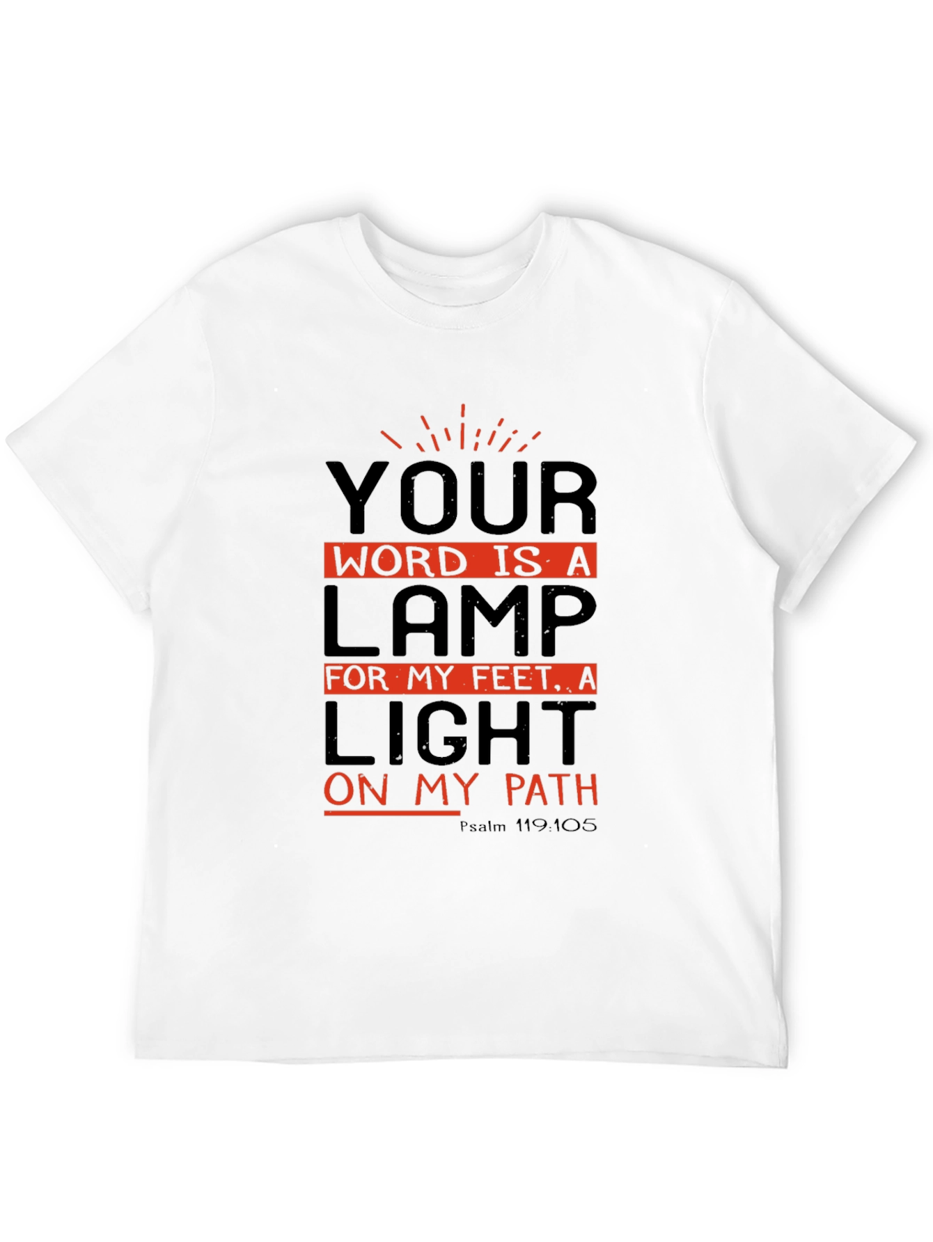 Faith-Inspired T-Shirt: Your Word is a Lamp