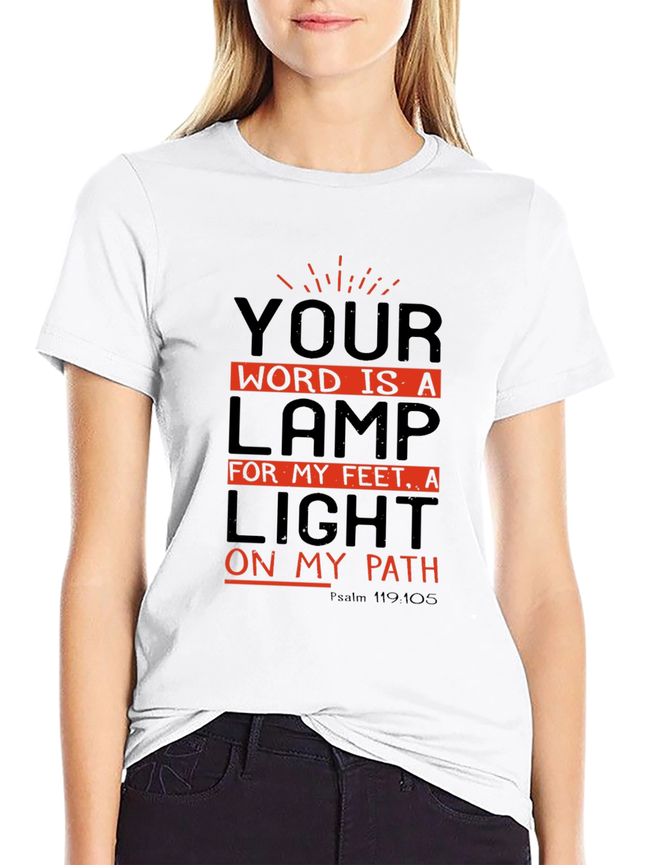 Faith-Inspired T-Shirt: Your Word is a Lamp