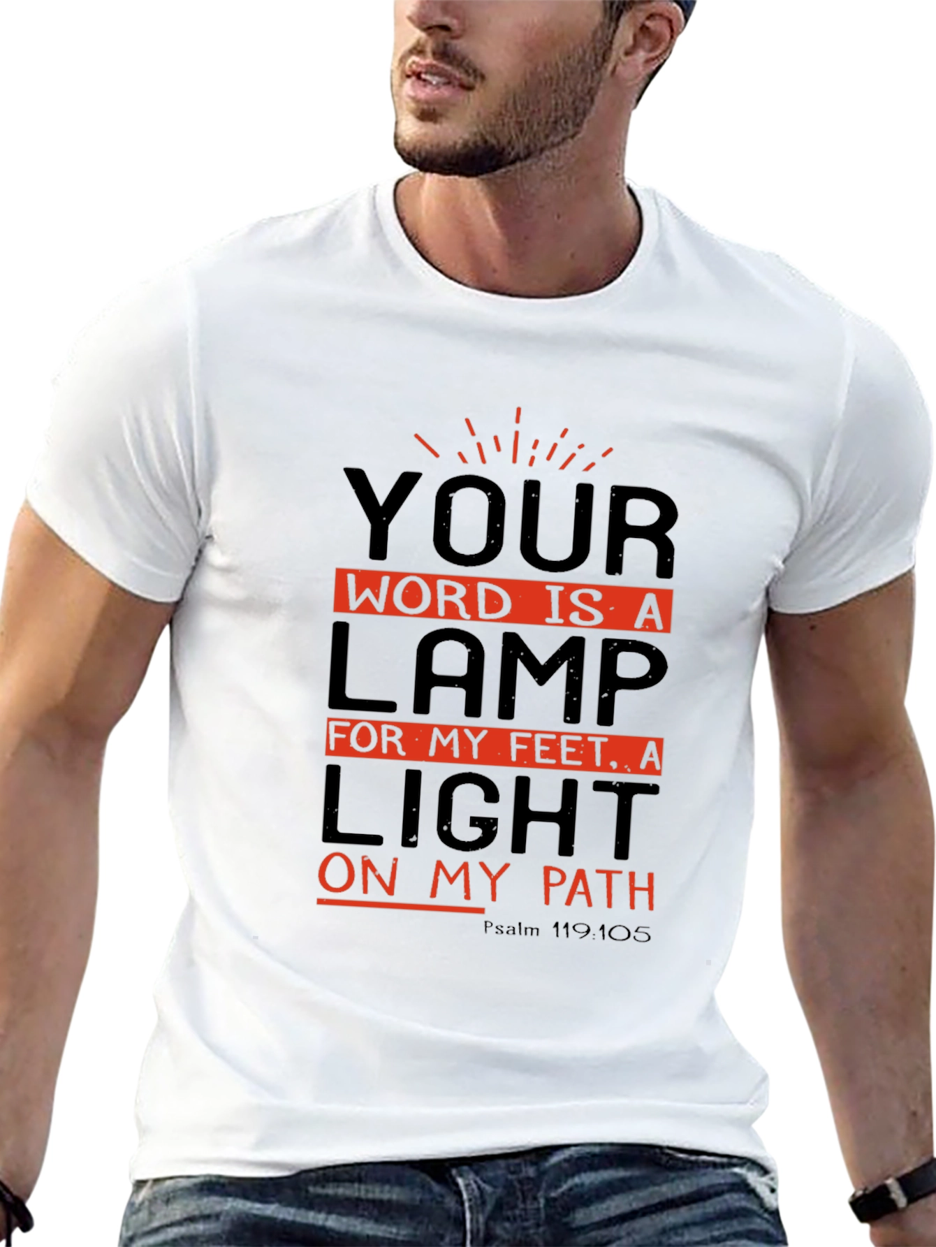 Faith-Inspired T-Shirt: Your Word is a Lamp