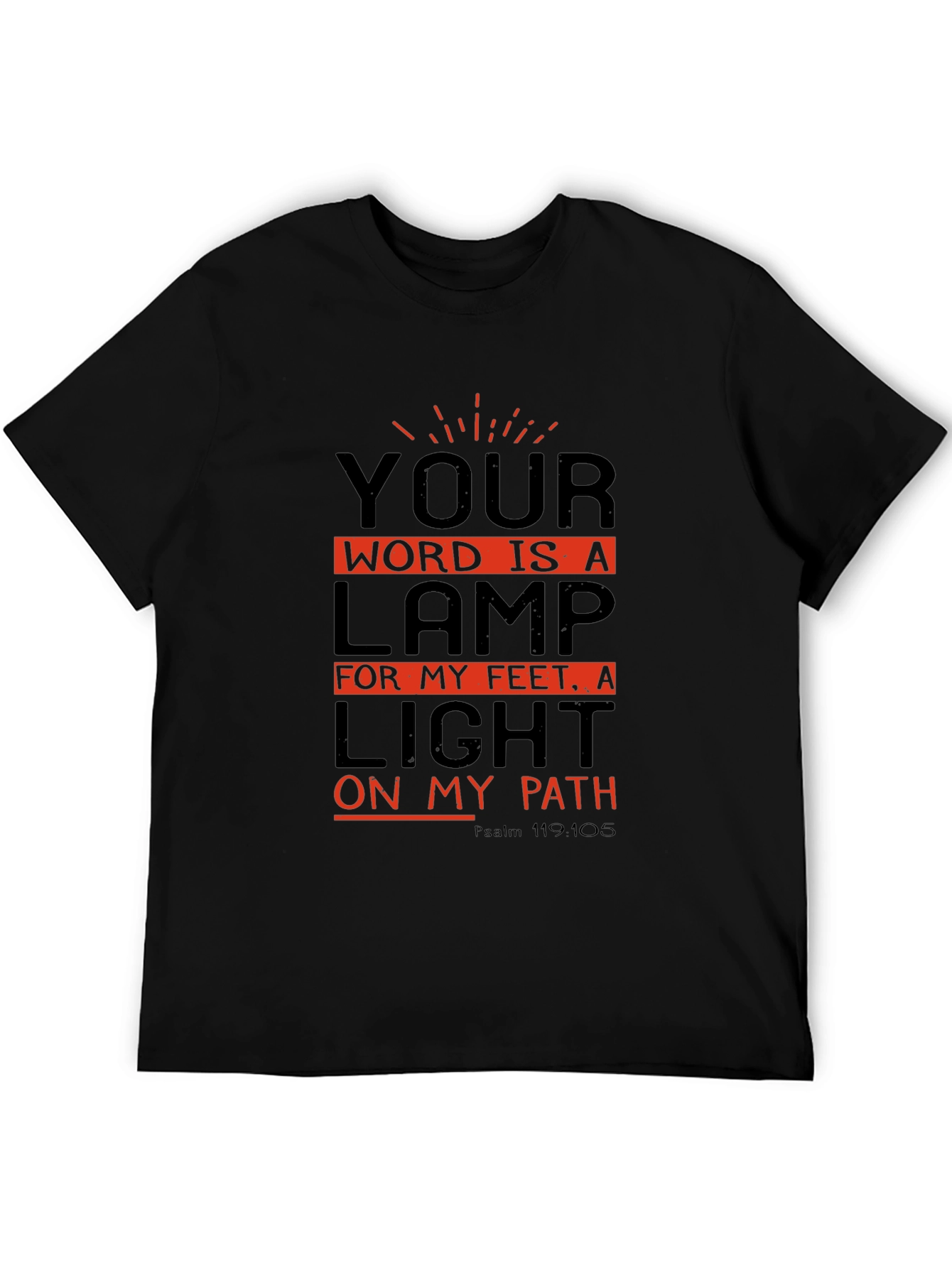 Faith-Inspired T-Shirt: Your Word is a Lamp