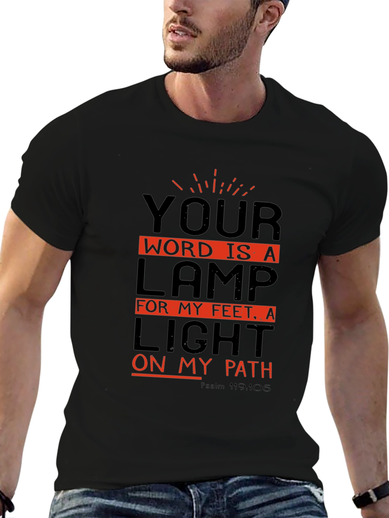 Faith-Inspired T-Shirt: Your Word is a Lamp