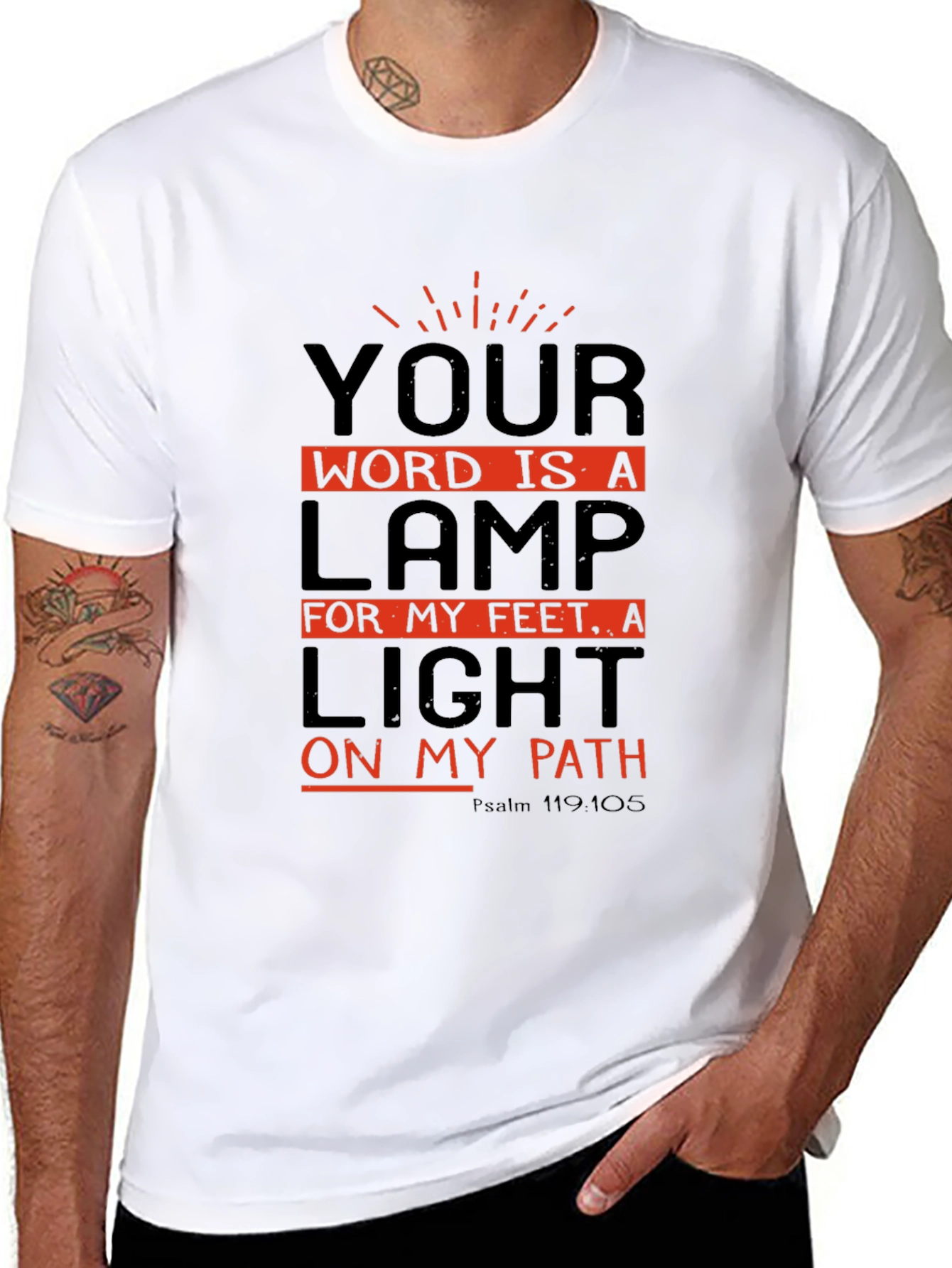 Faith-Inspired T-Shirt: Your Word is a Lamp