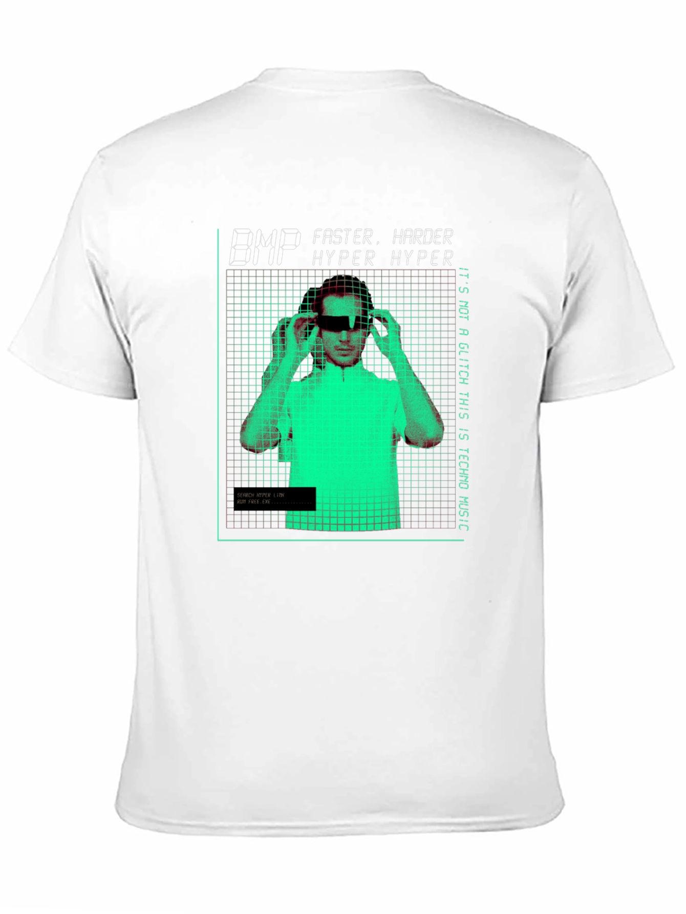 Techno Music Graphic Tee - BMP Hyper Hyper Design