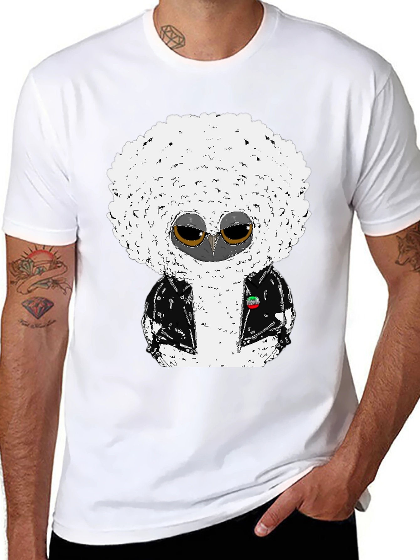 Cool Owl Graphic T-Shirt - Unique Design