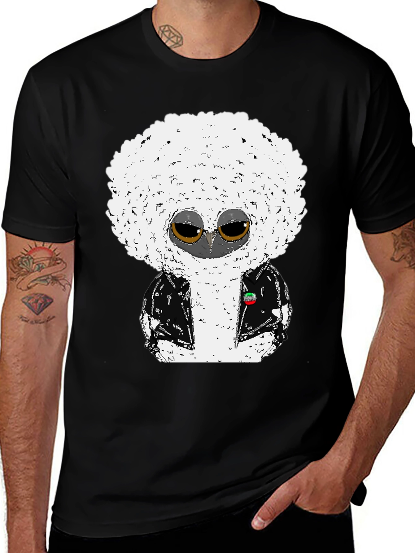 Cool Owl Graphic T-Shirt - Unique Design