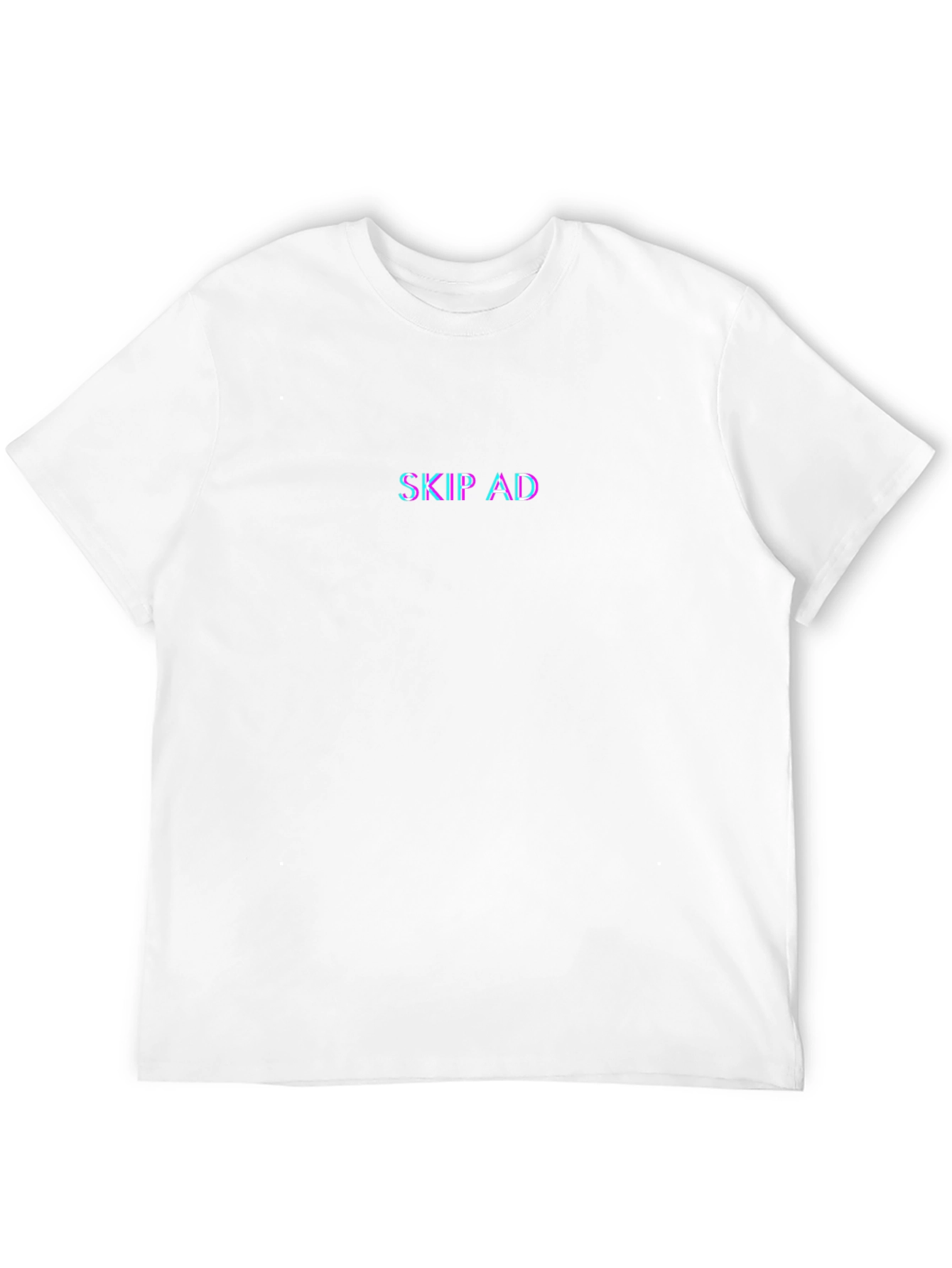 Skip Ad T-Shirt - Black Casual Tee