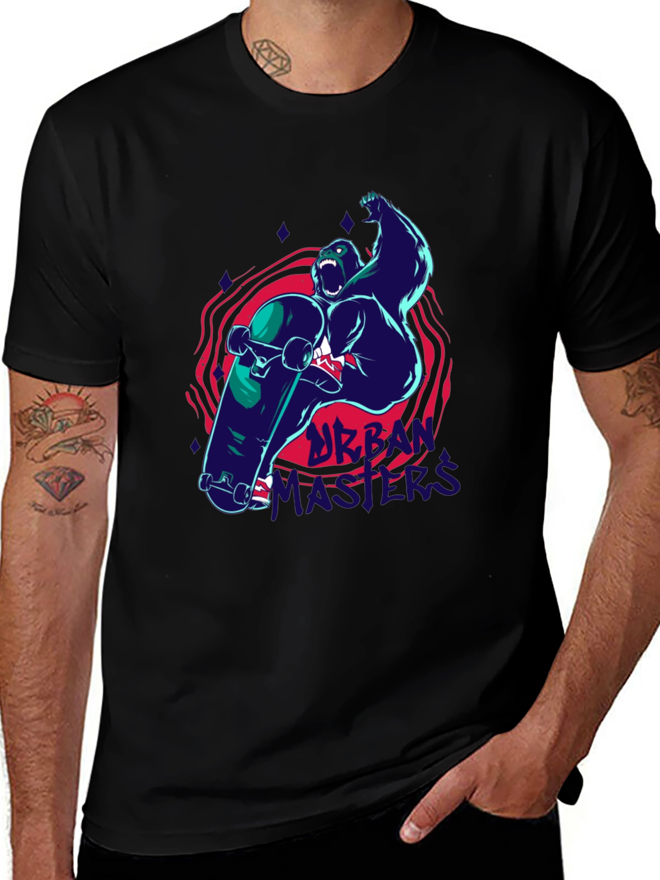 Urban Masters Gorilla Skateboard T-Shirt