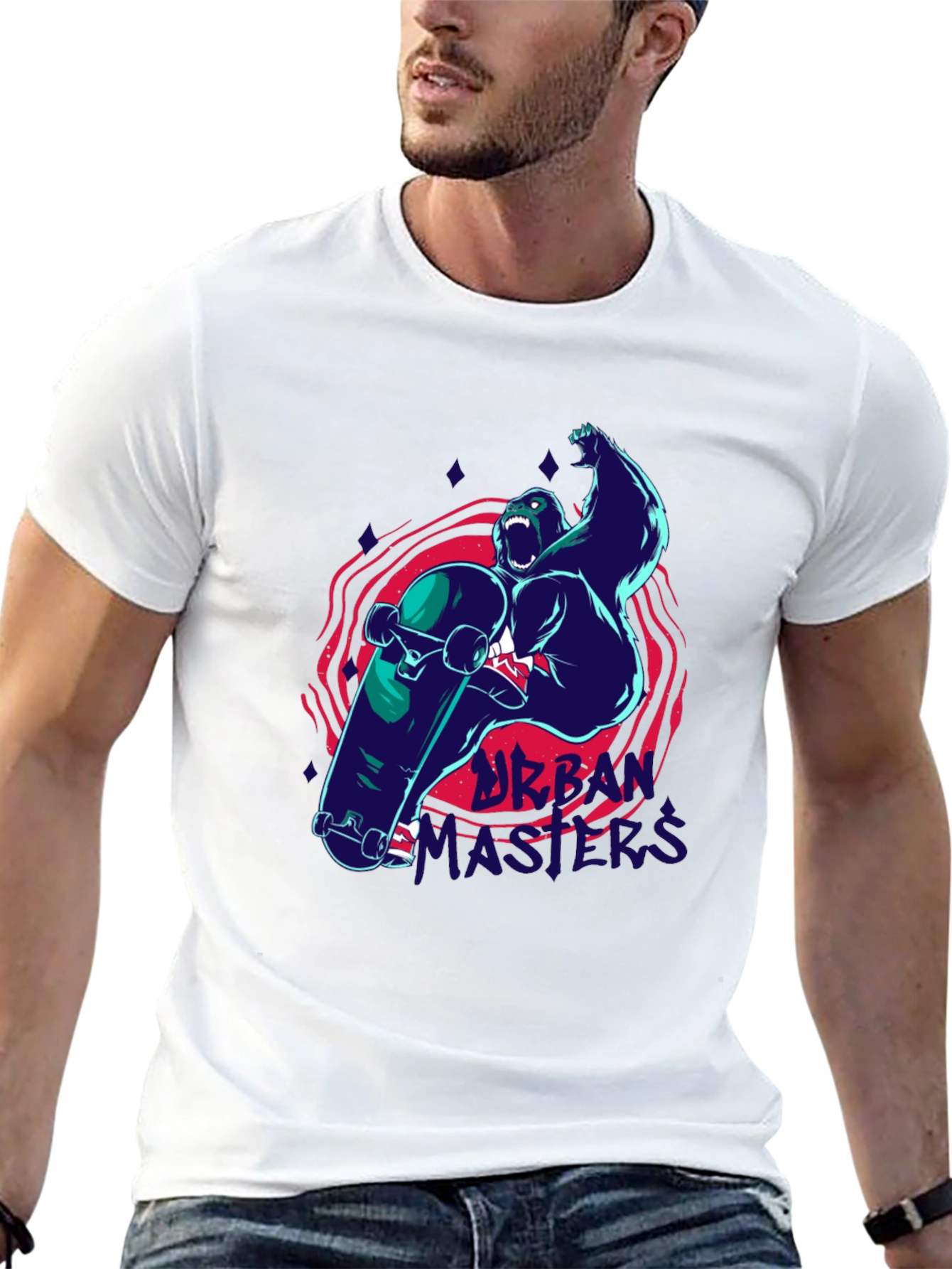 Urban Masters Gorilla Skateboard T-Shirt