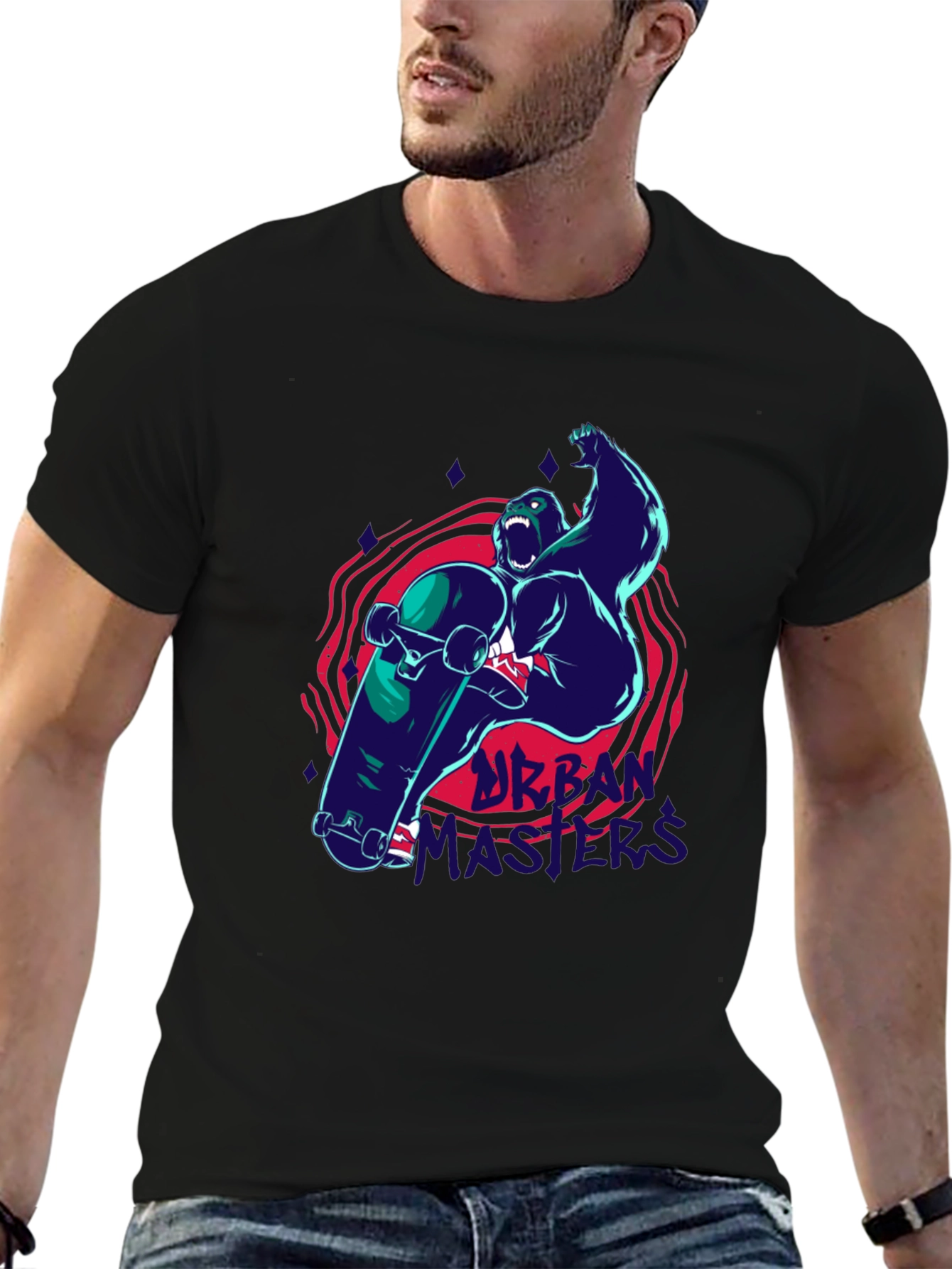 Urban Masters Gorilla Skateboard T-Shirt