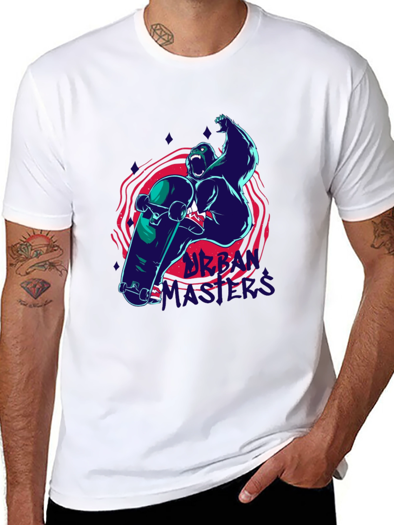 Urban Masters Gorilla Skateboard T-Shirt