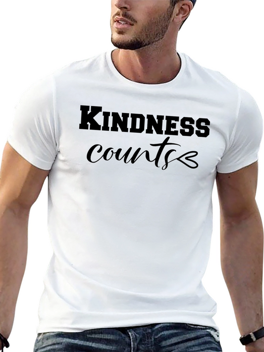 Kindness Counts Graphic Tee - Unisex Soft Cotton T-Shirt