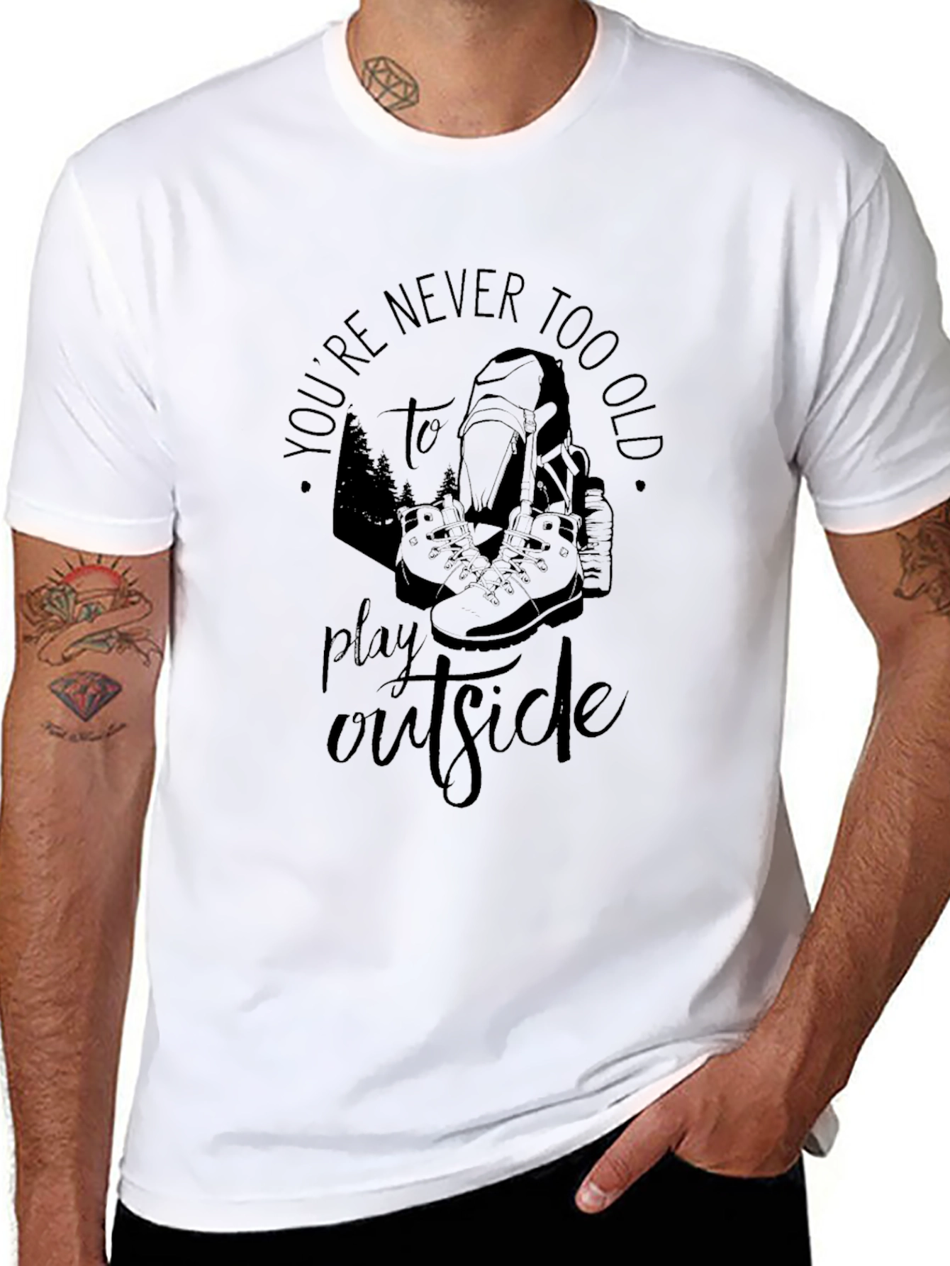 Youre Never Too Old to Play Outside T-Shirt