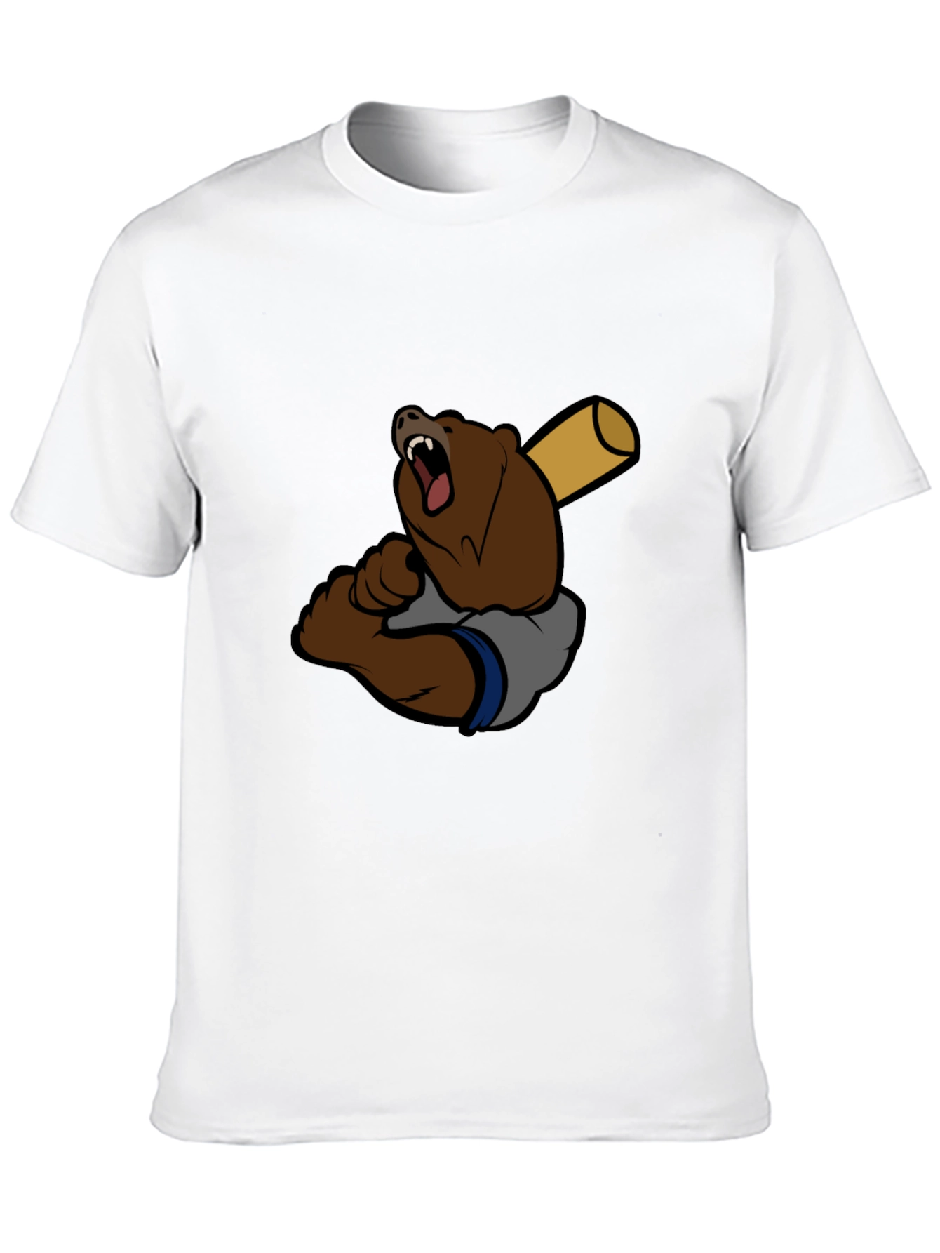 Bear Baseball Graphic Tee