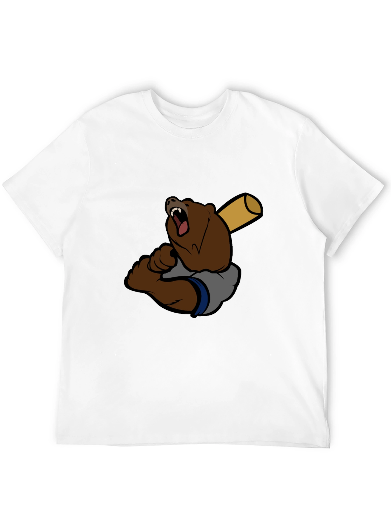 Bear Baseball Graphic Tee