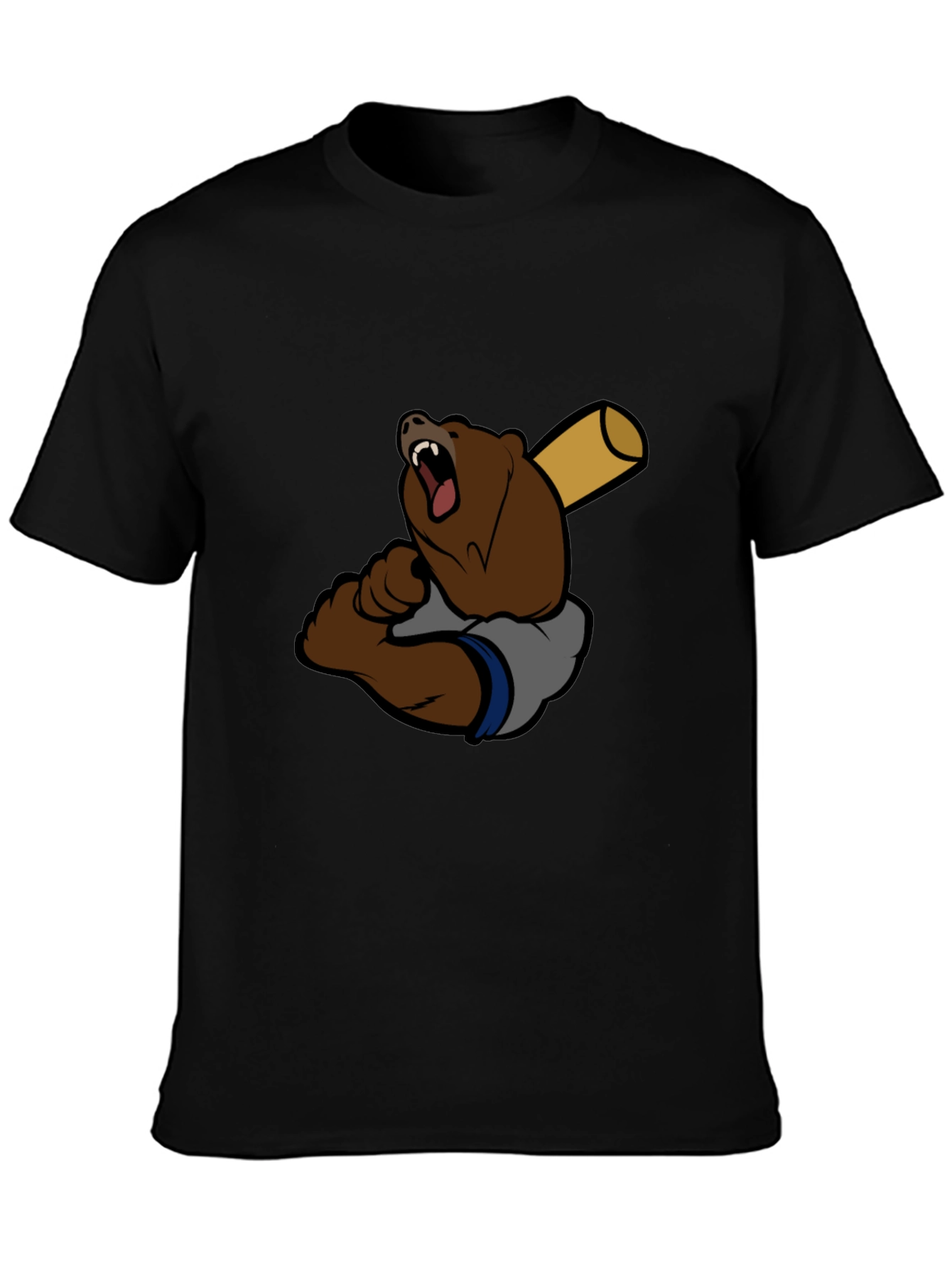 Bear Baseball Graphic Tee