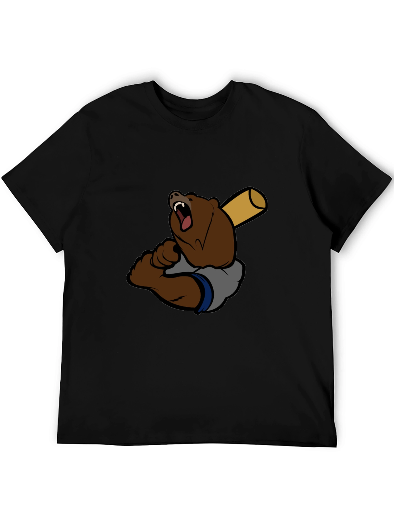 Bear Baseball Graphic Tee