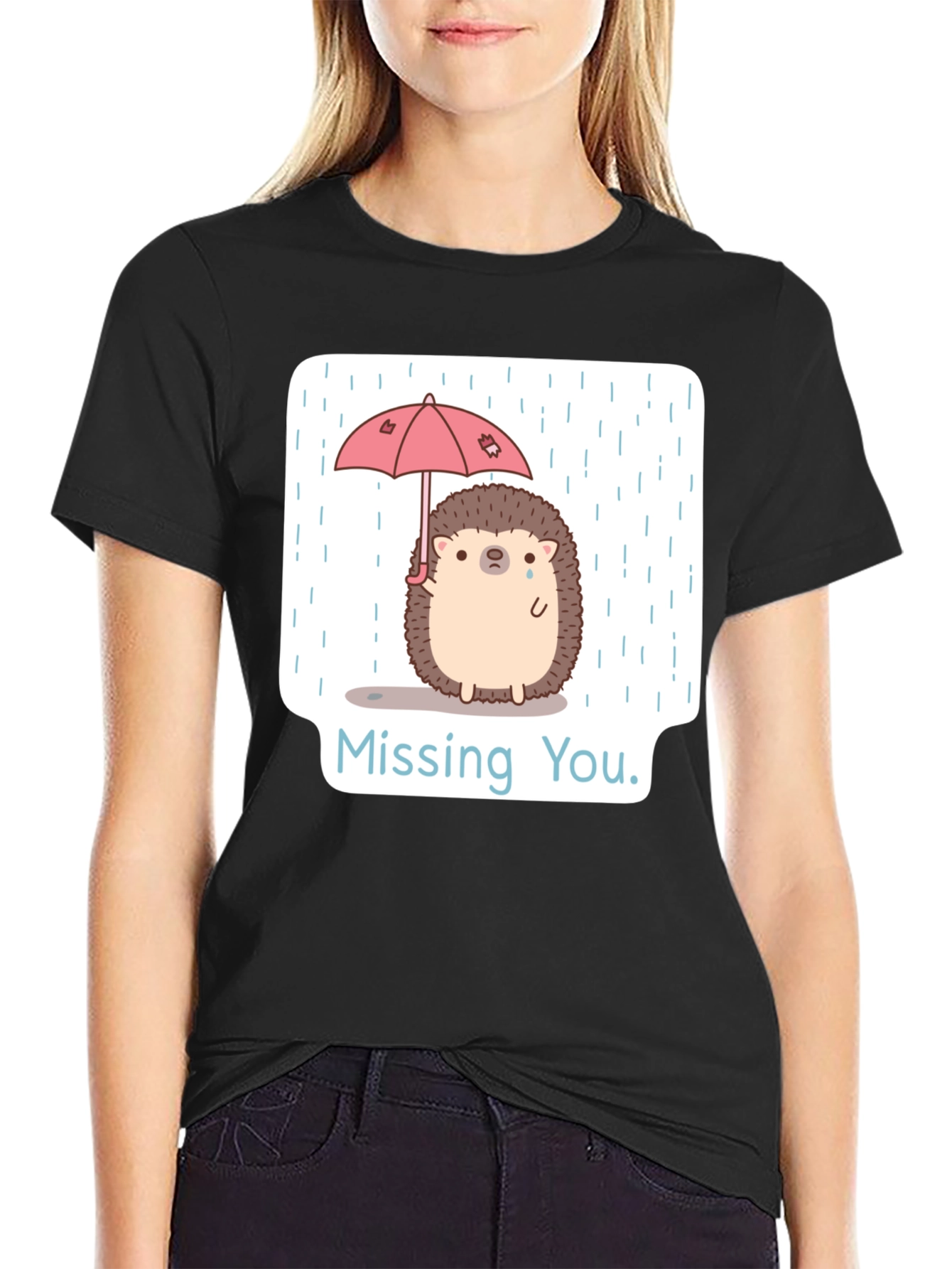 Missing You Hedgehog T-Shirt