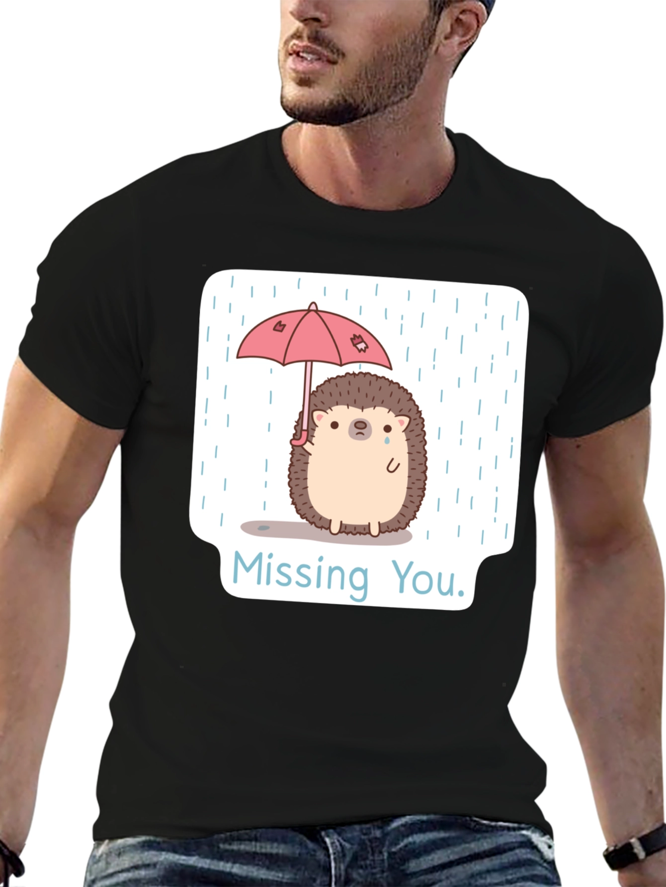 Missing You Hedgehog T-Shirt