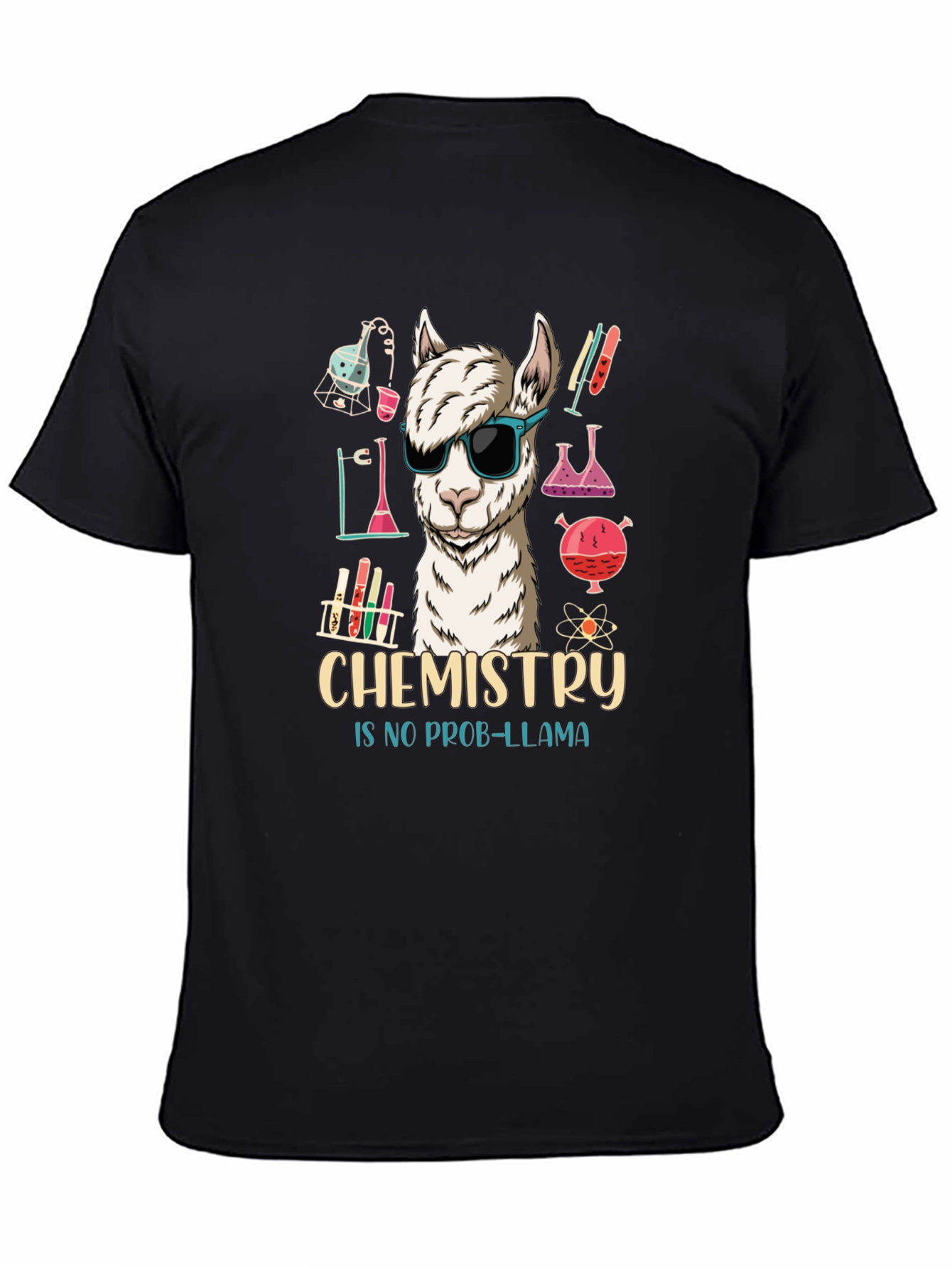 Chemistry No Prob-llama Graphic T-Shirt
