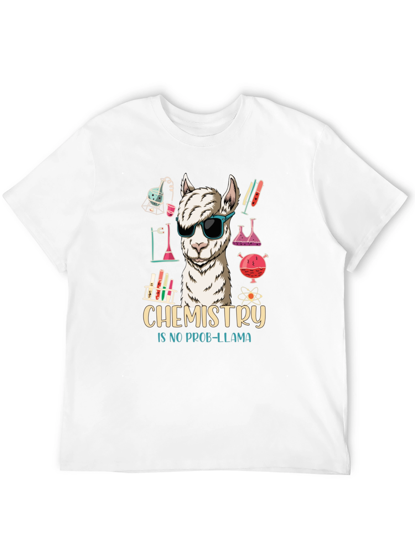 Chemistry No Prob-llama Graphic T-Shirt