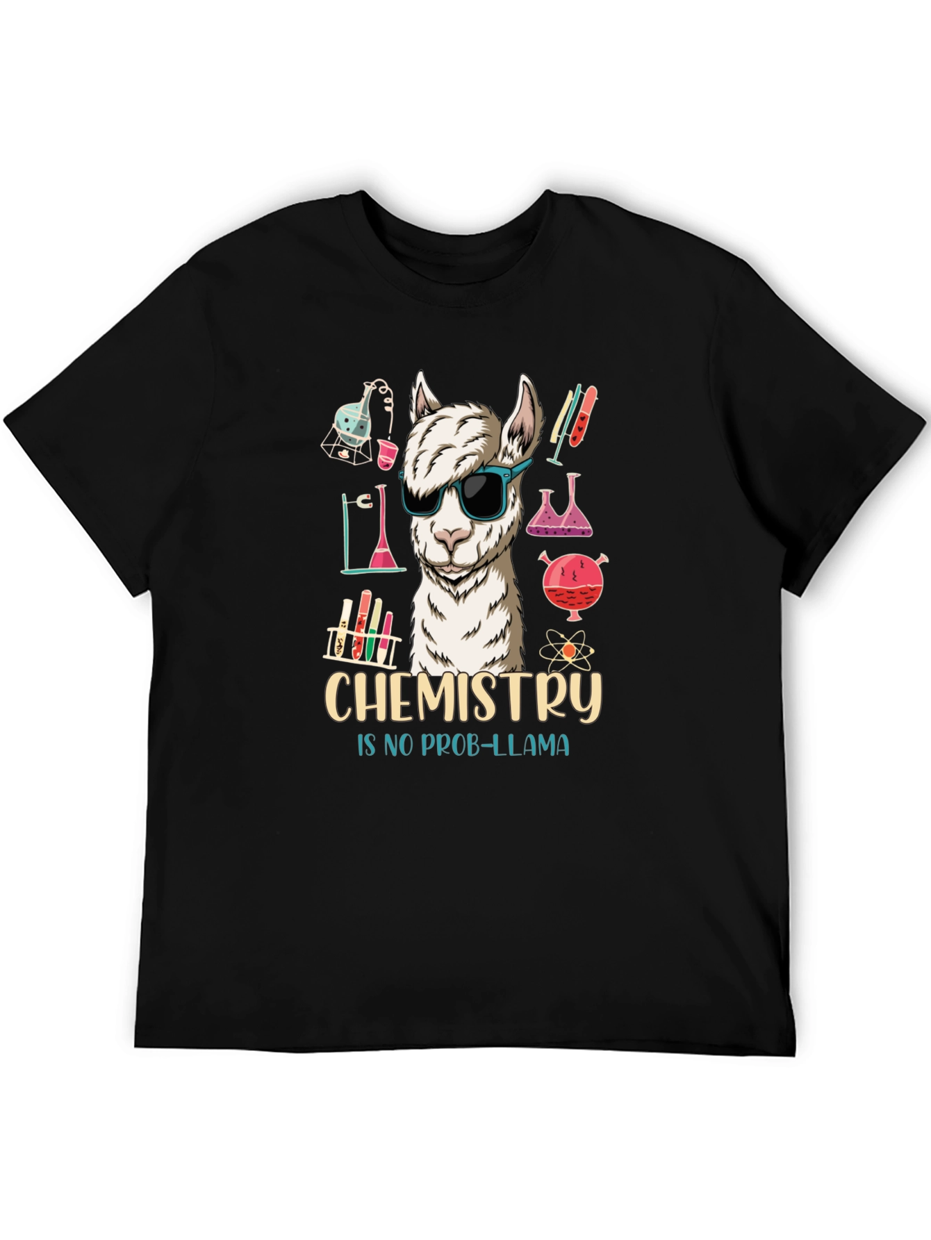 Chemistry No Prob-llama Graphic T-Shirt