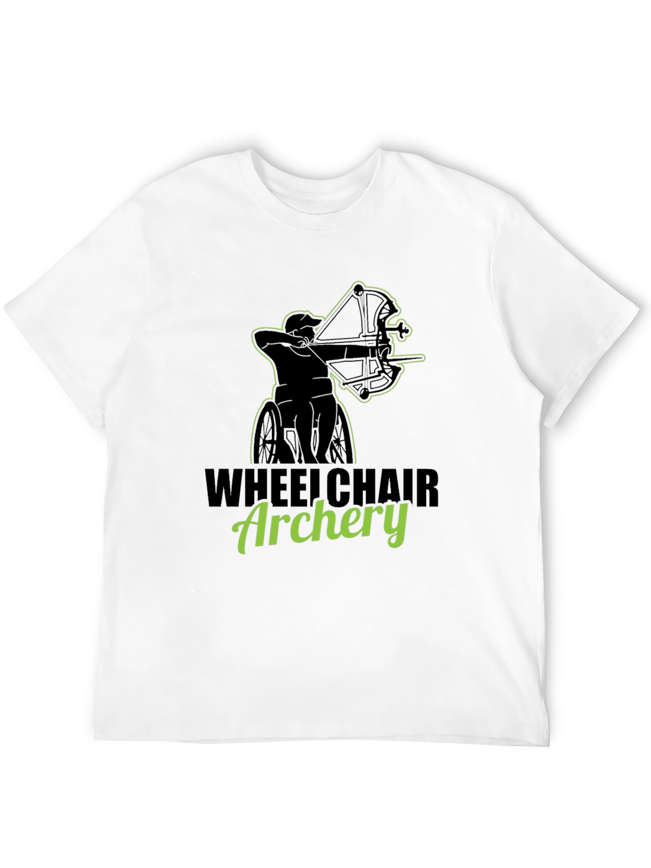 Wheelchair Archery Graphic T-Shirt