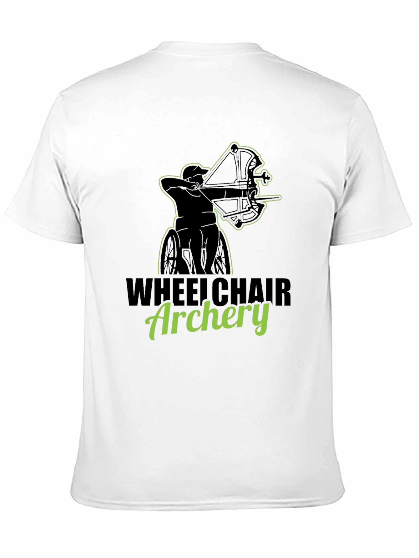 Wheelchair Archery Graphic T-Shirt