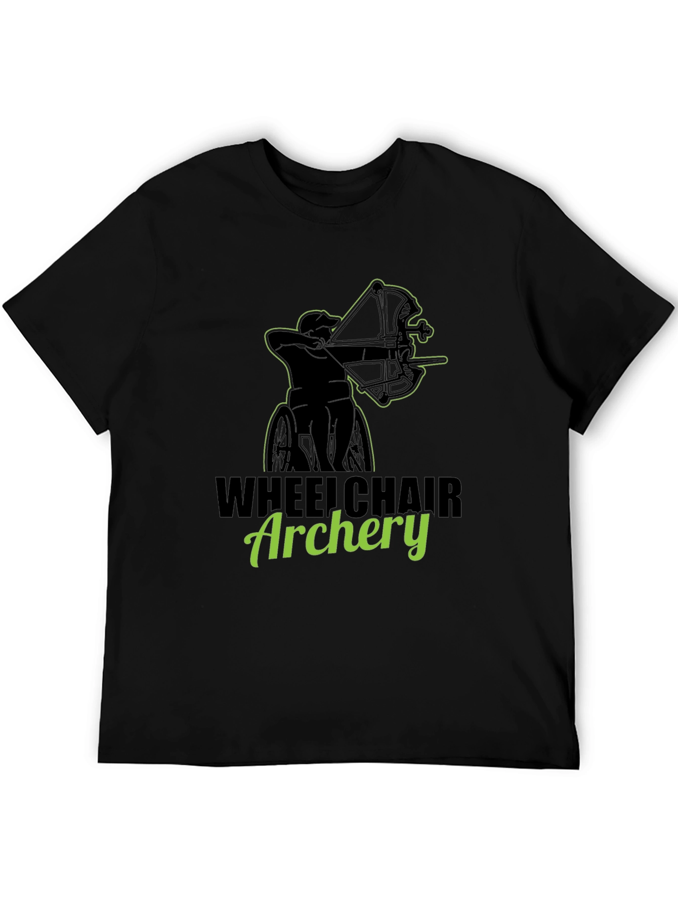 Wheelchair Archery Graphic T-Shirt