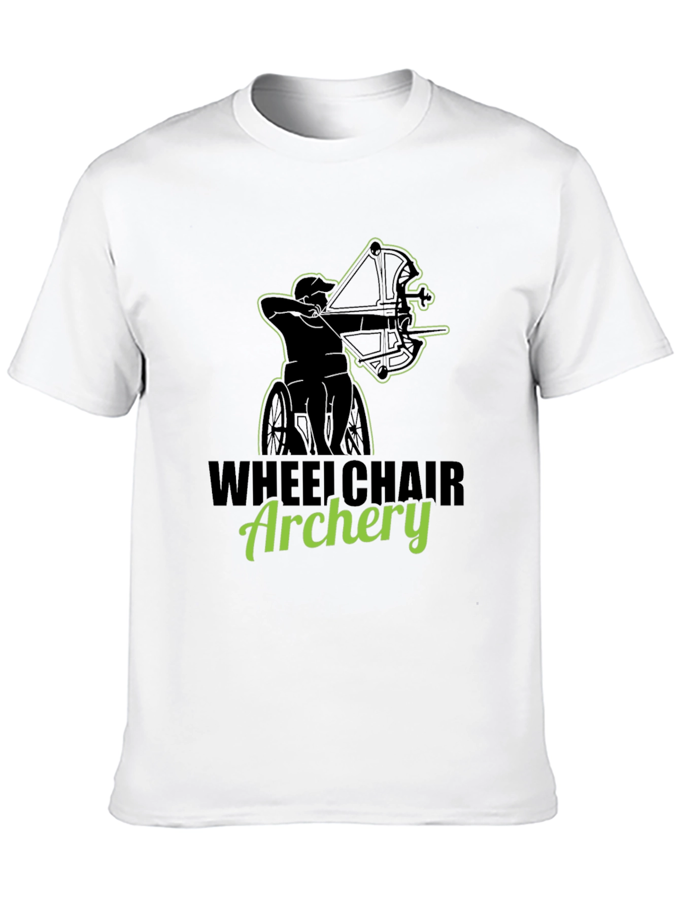 Wheelchair Archery Graphic T-Shirt