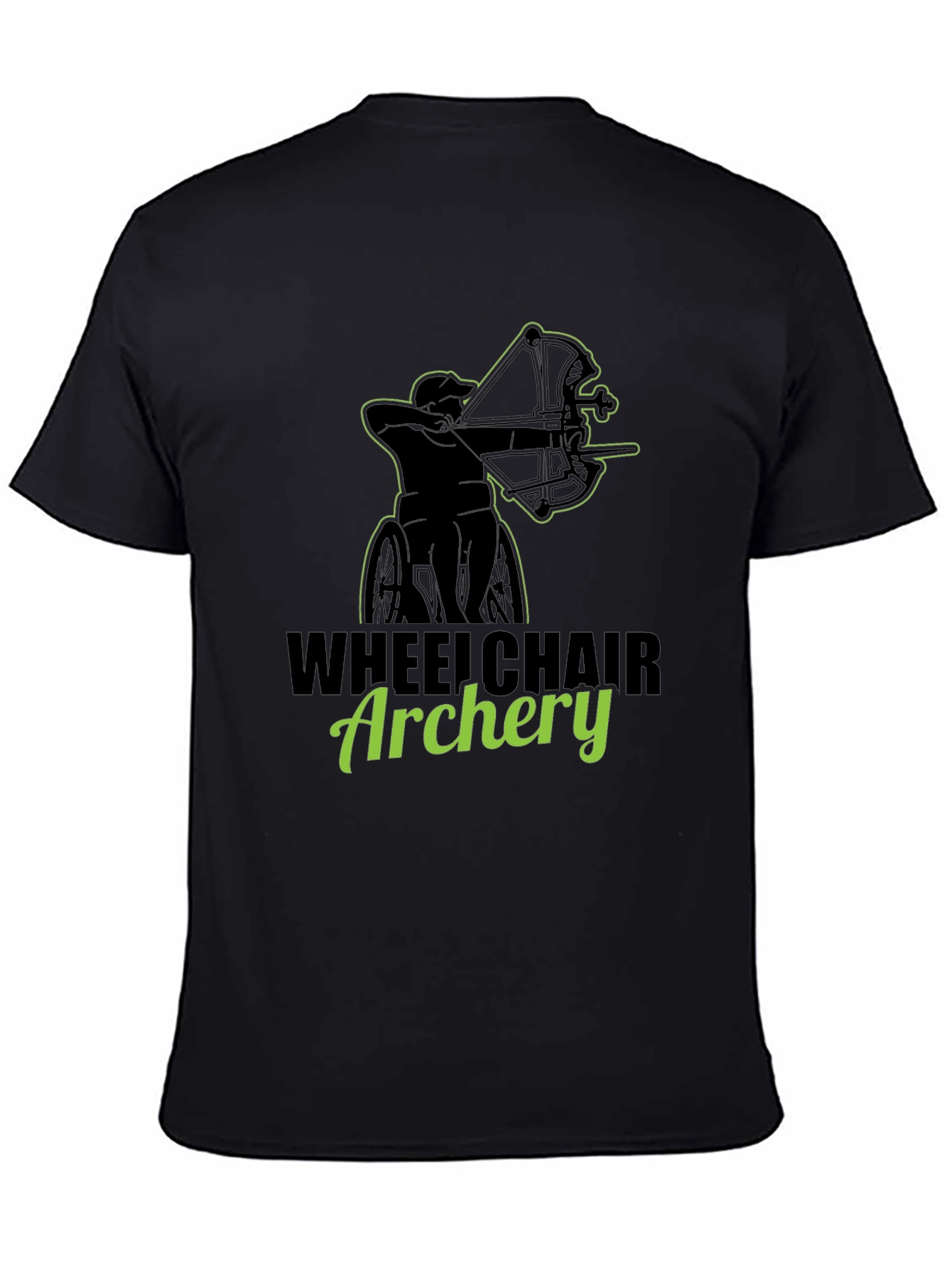 Wheelchair Archery Graphic T-Shirt