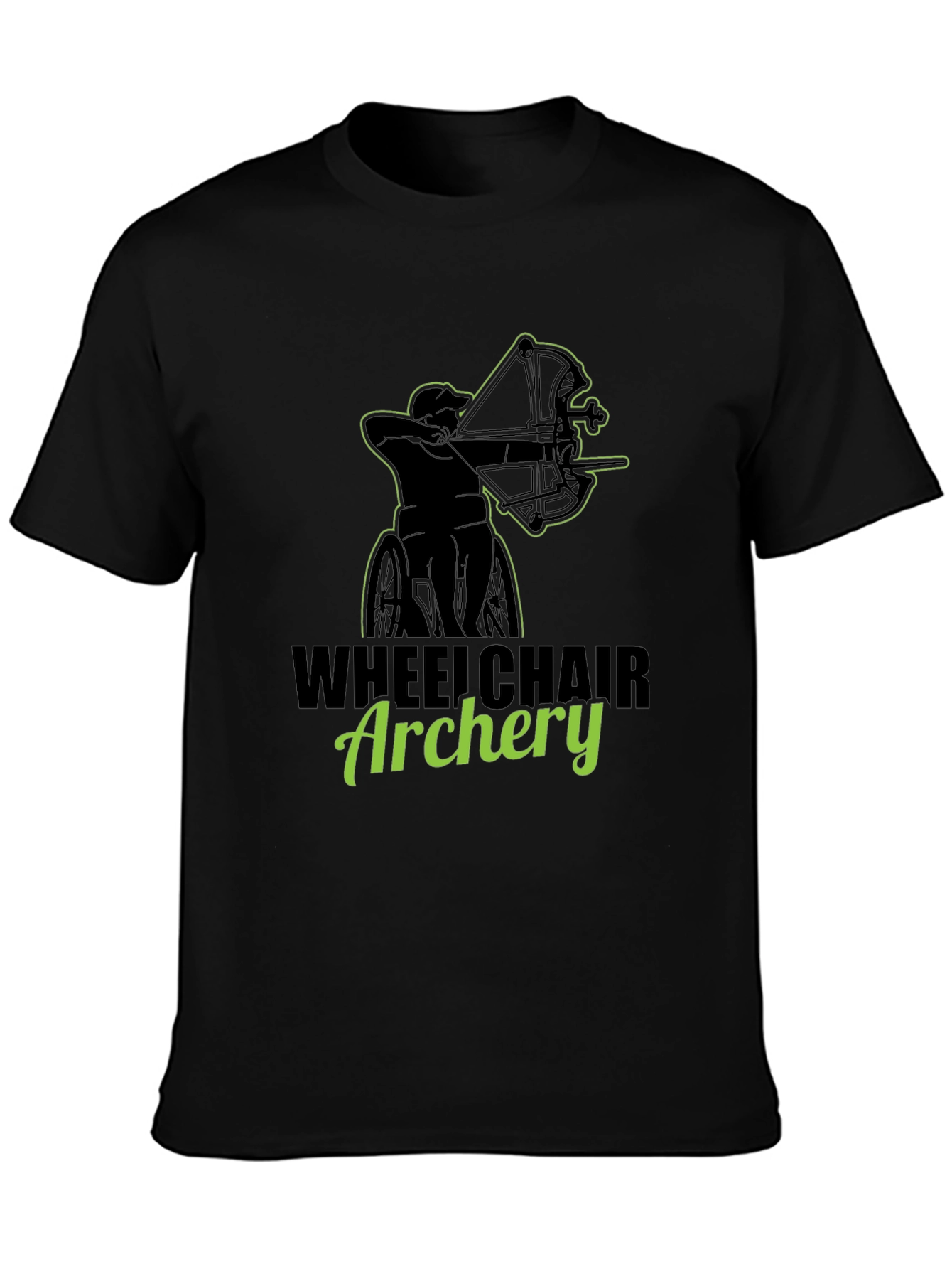 Wheelchair Archery Graphic T-Shirt