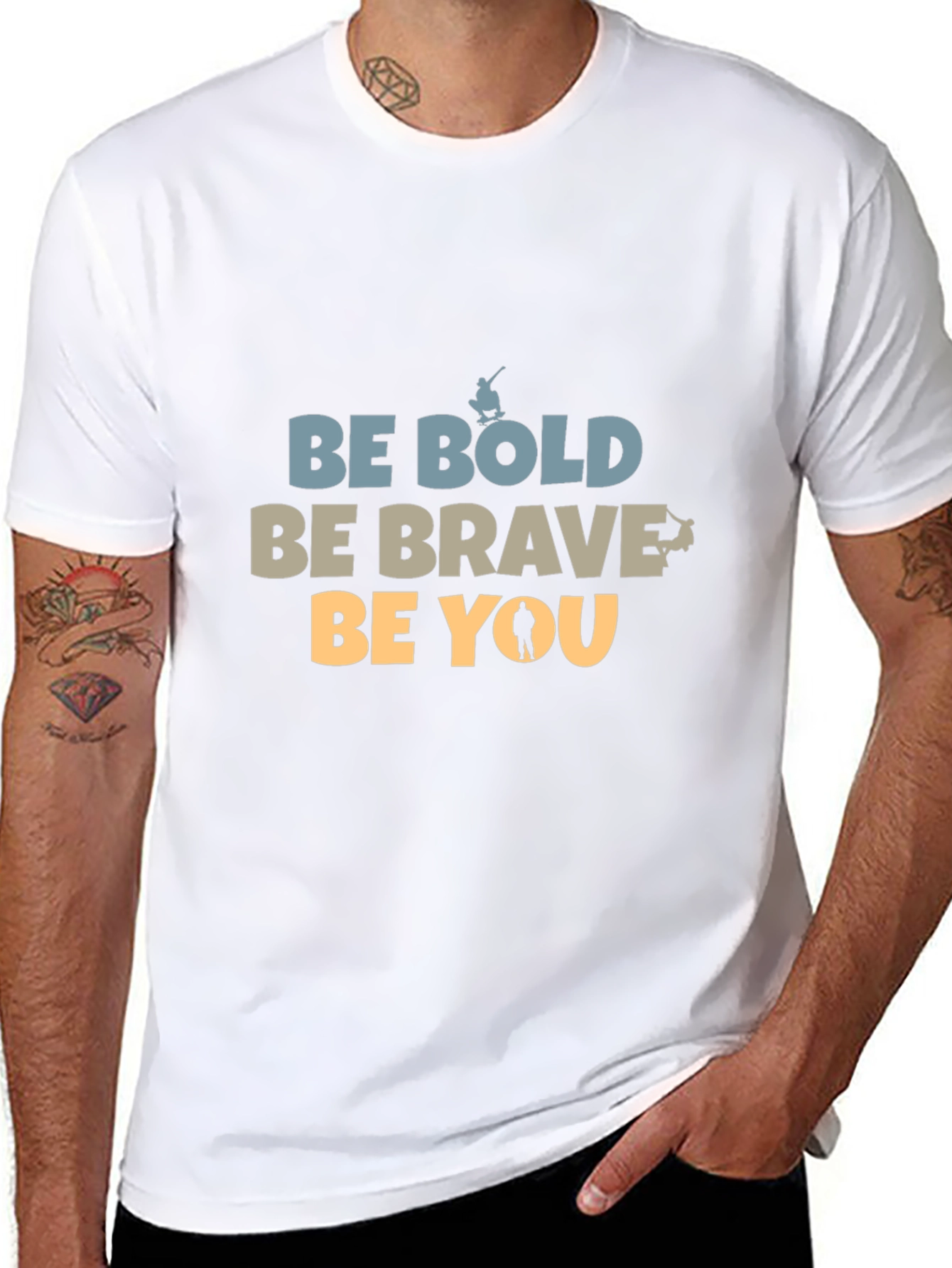 Be Bold Graphic Tee - Motivational T-Shirt
