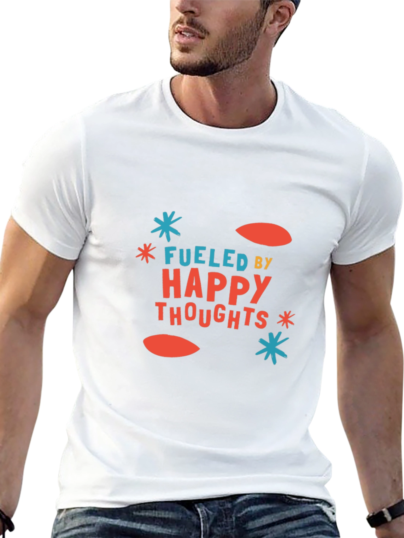 Fueled by Happy Thoughts Graphic Tee