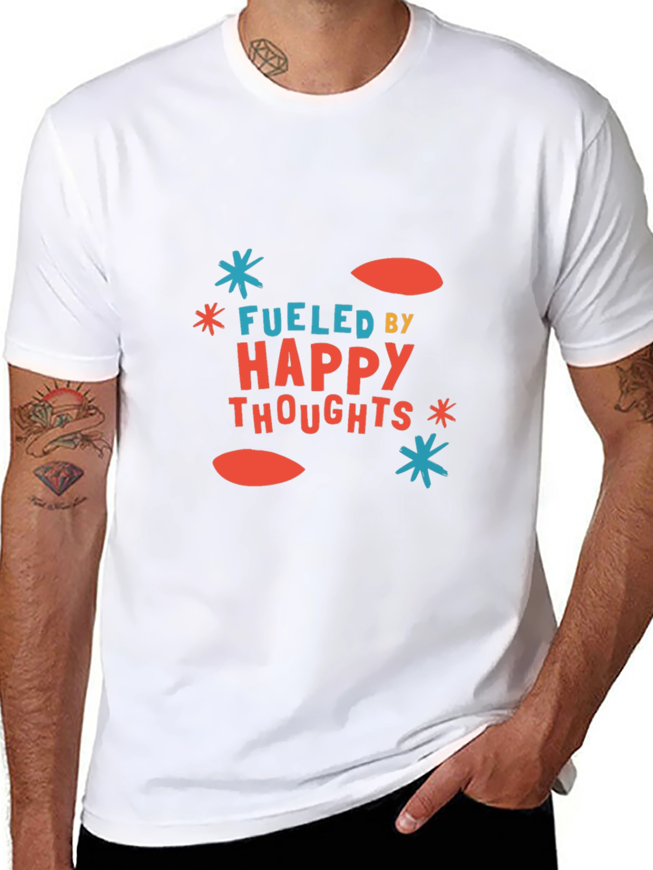 Fueled by Happy Thoughts Graphic Tee