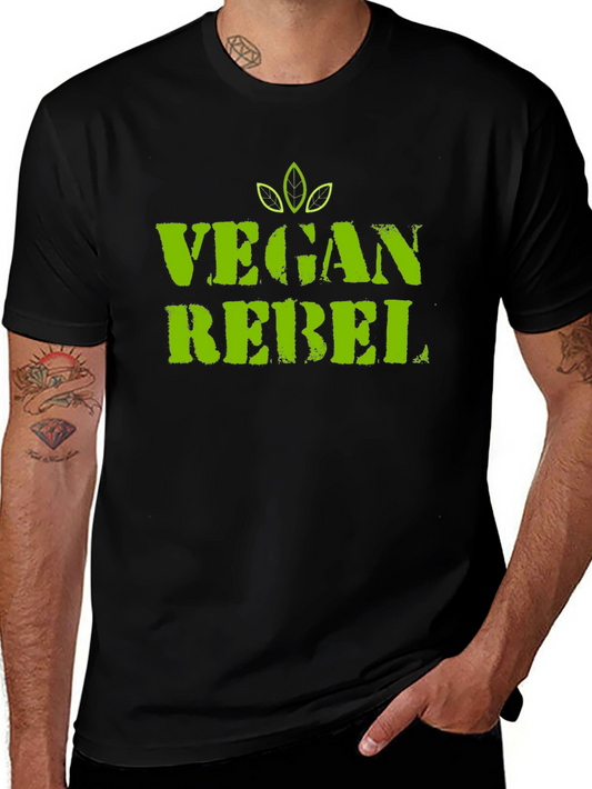 Vegan Rebel Graphic Tee - Cool & Comfortable