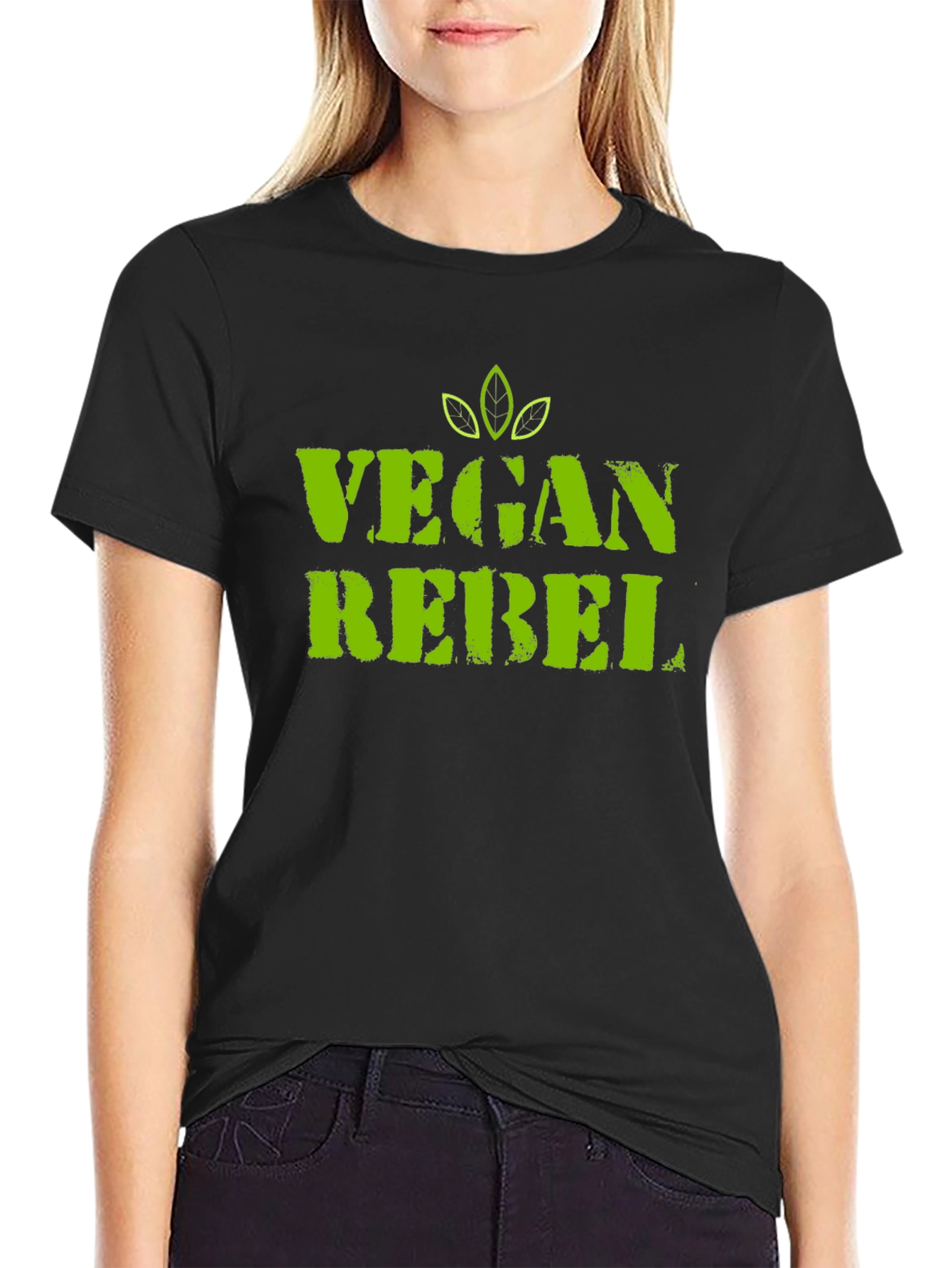 Vegan Rebel Graphic Tee - Cool & Comfortable
