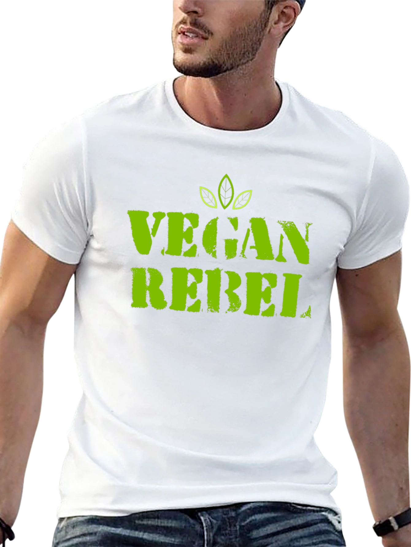 Vegan Rebel Graphic Tee - Cool & Comfortable