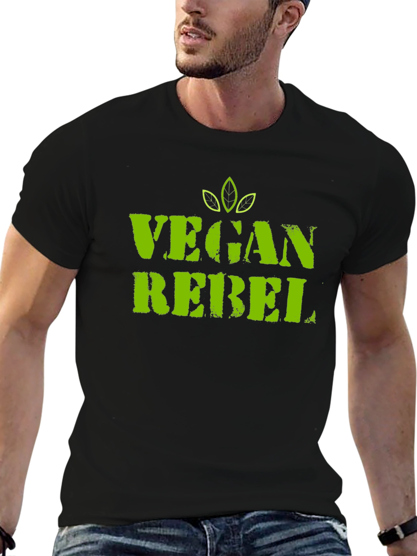 Vegan Rebel Graphic Tee - Cool & Comfortable
