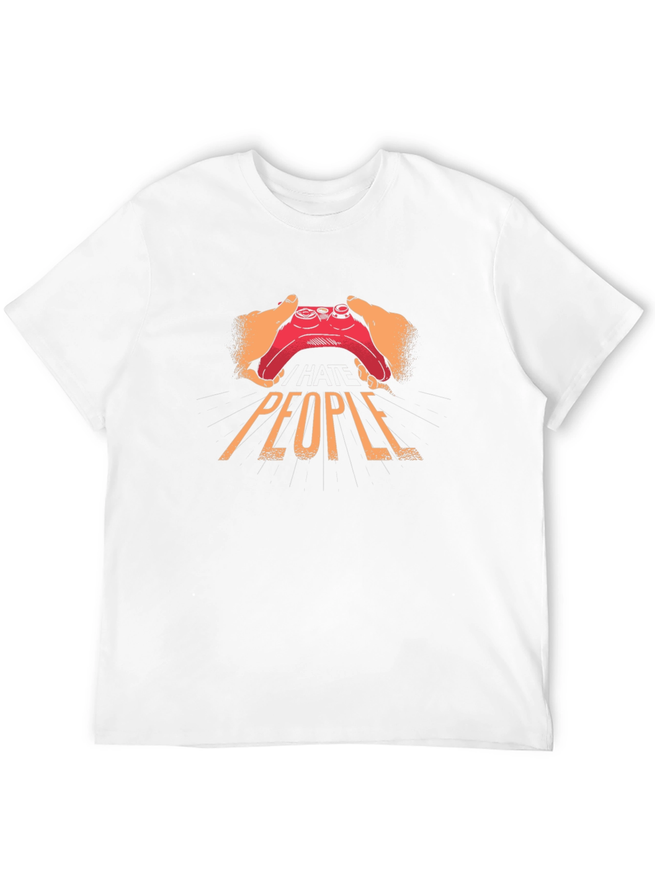Gamer Graphic Tee: People Controller Design - Black