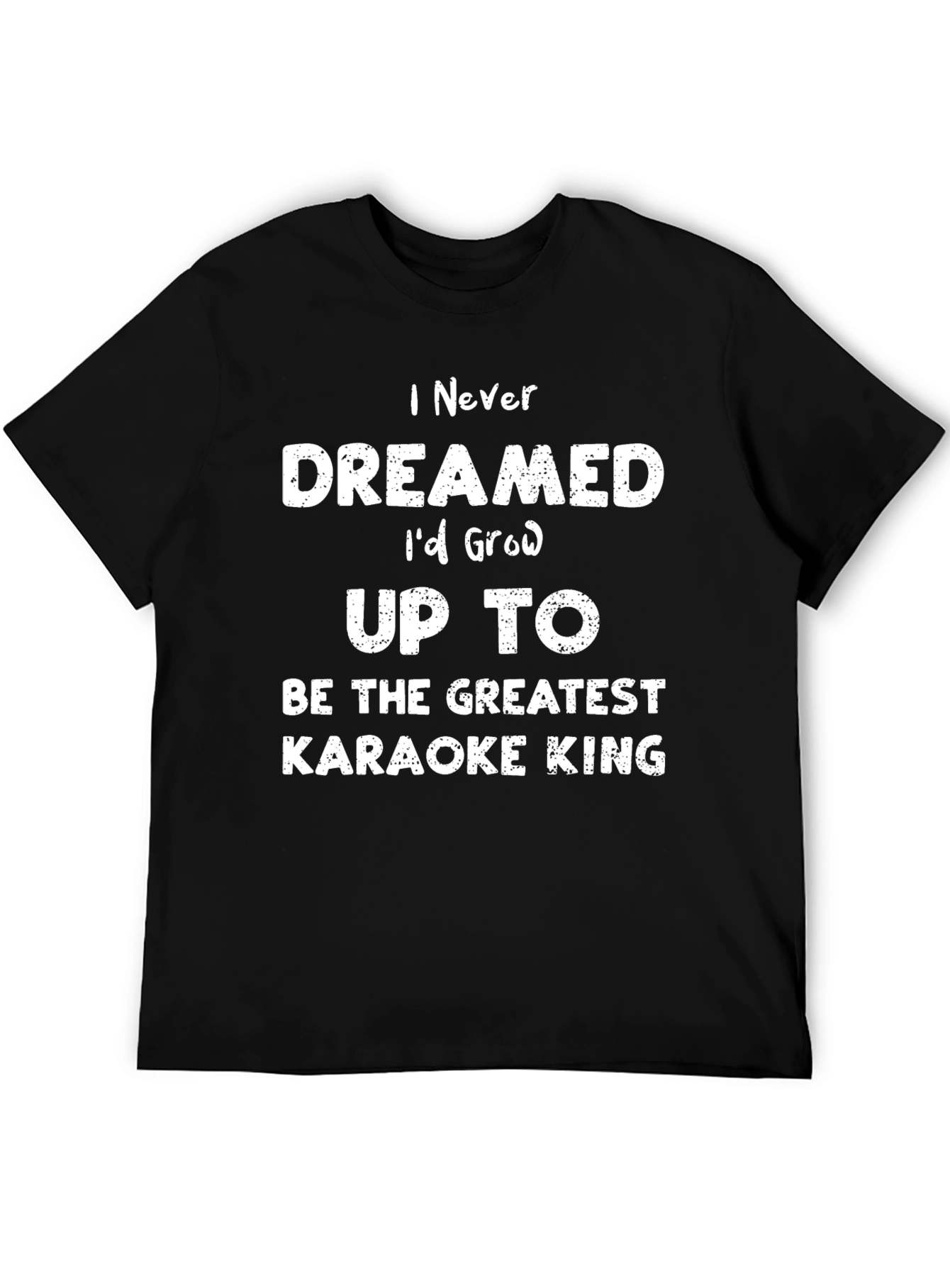 Greatest Karaoke King T-Shirt - Funny Music Lover Tee