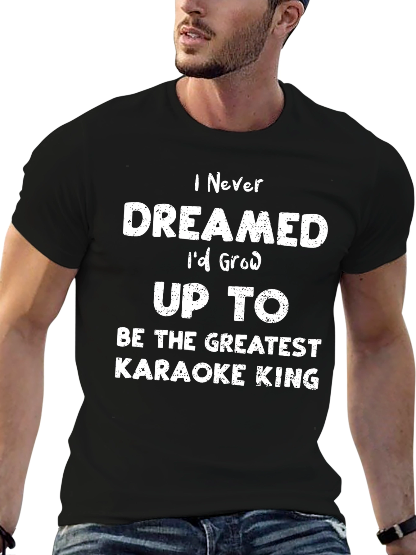 Greatest Karaoke King T-Shirt - Funny Music Lover Tee