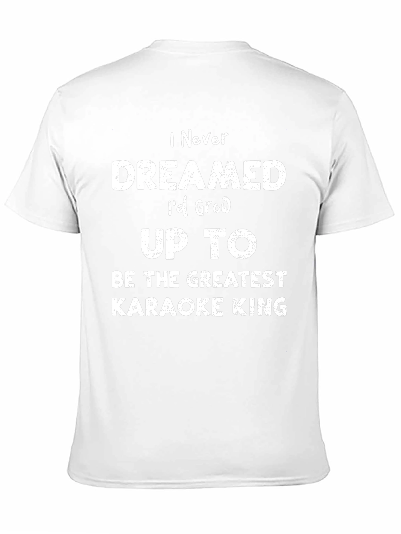 Greatest Karaoke King T-Shirt - Funny Music Lover Tee