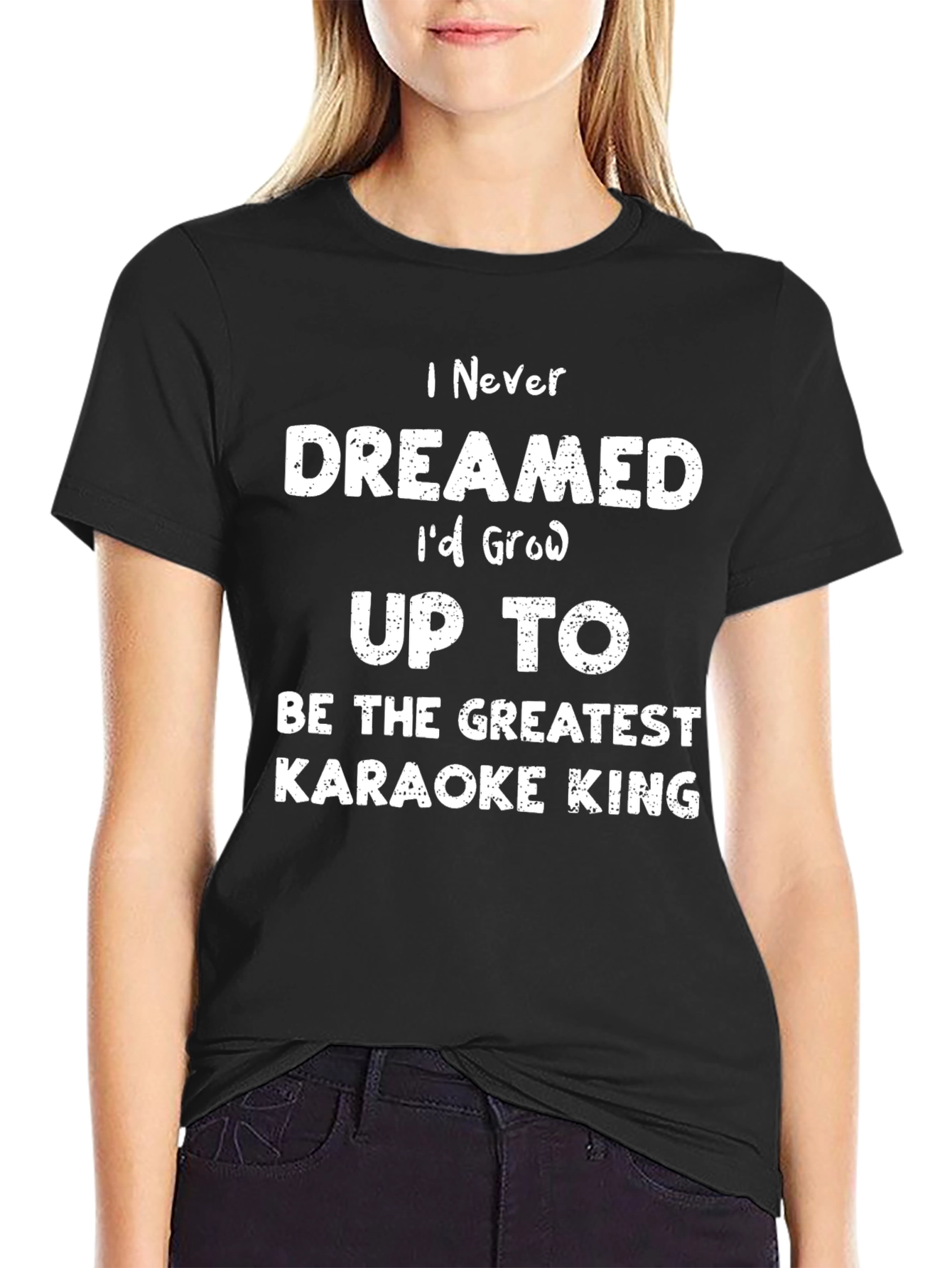Greatest Karaoke King T-Shirt - Funny Music Lover Tee