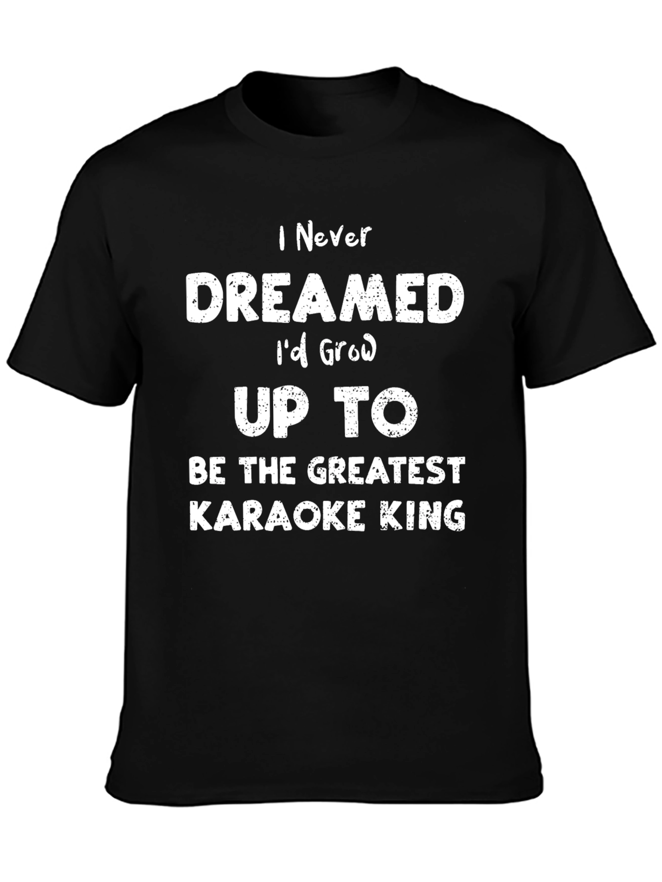 Greatest Karaoke King T-Shirt - Funny Music Lover Tee