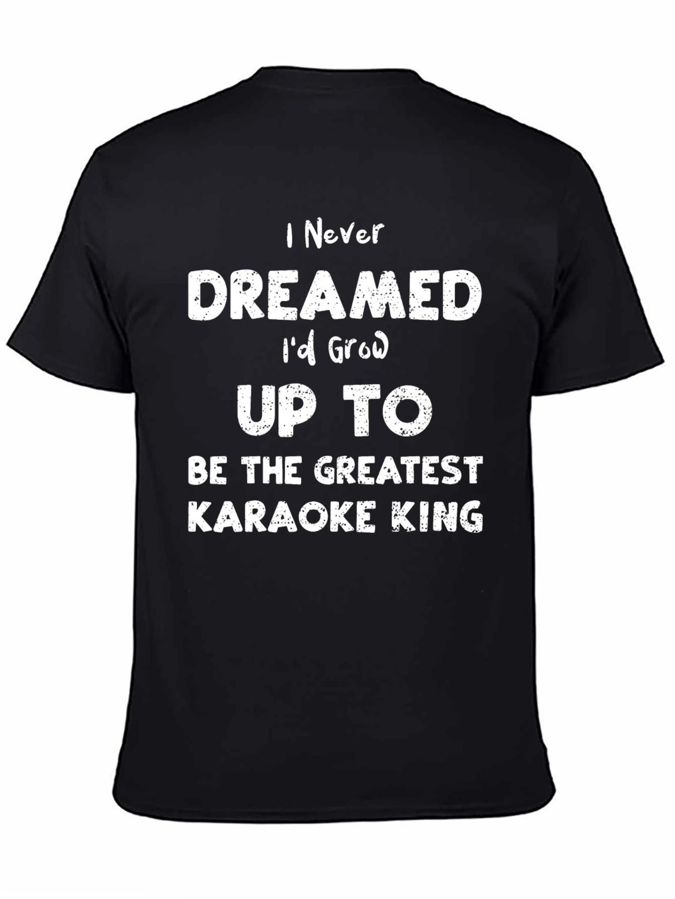 Greatest Karaoke King T-Shirt - Funny Music Lover Tee