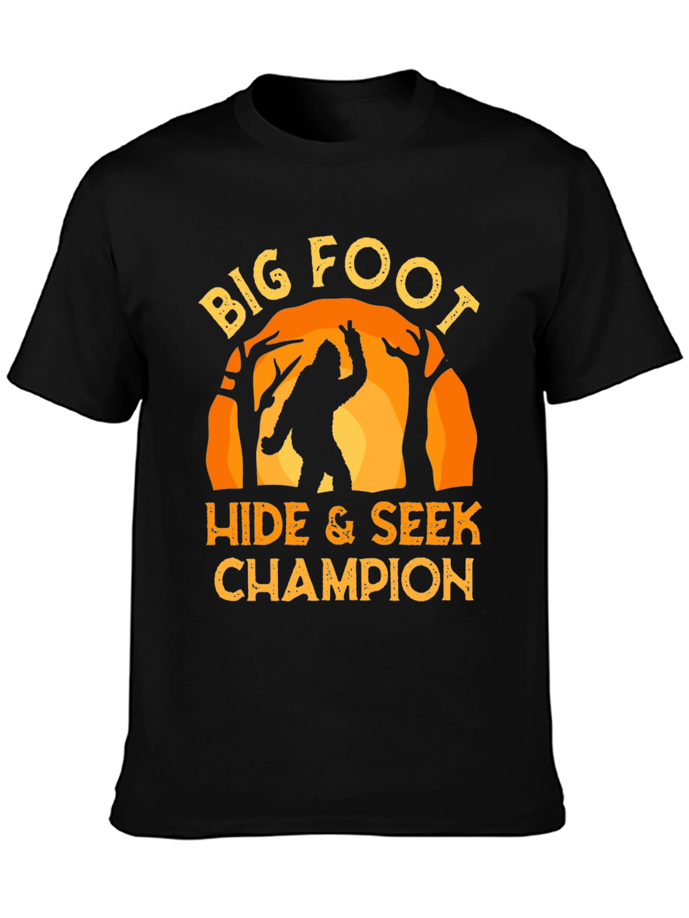 Big Foot Hide & Seek Champion Graphic T-Shirt