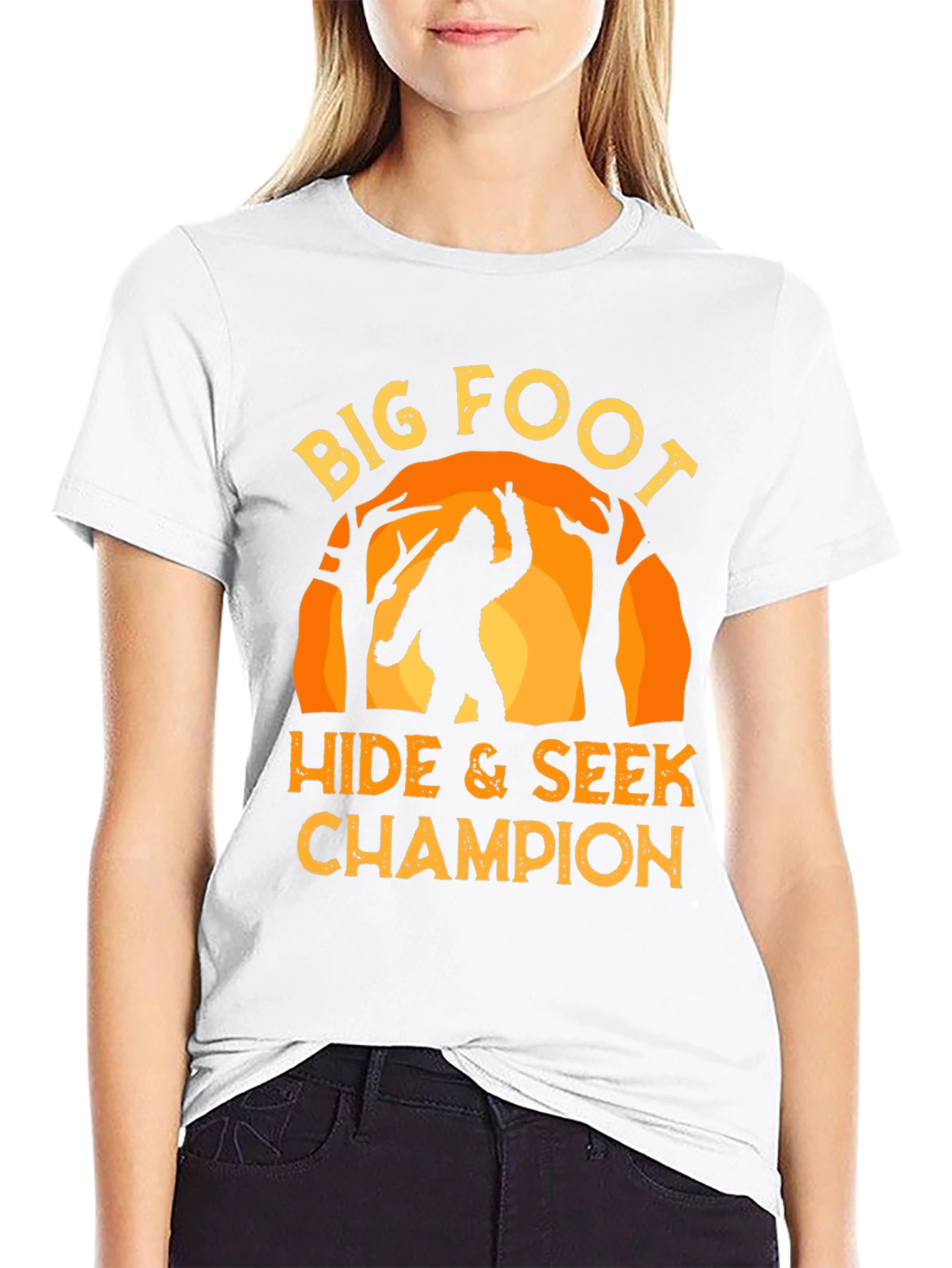 Big Foot Hide & Seek Champion Graphic T-Shirt