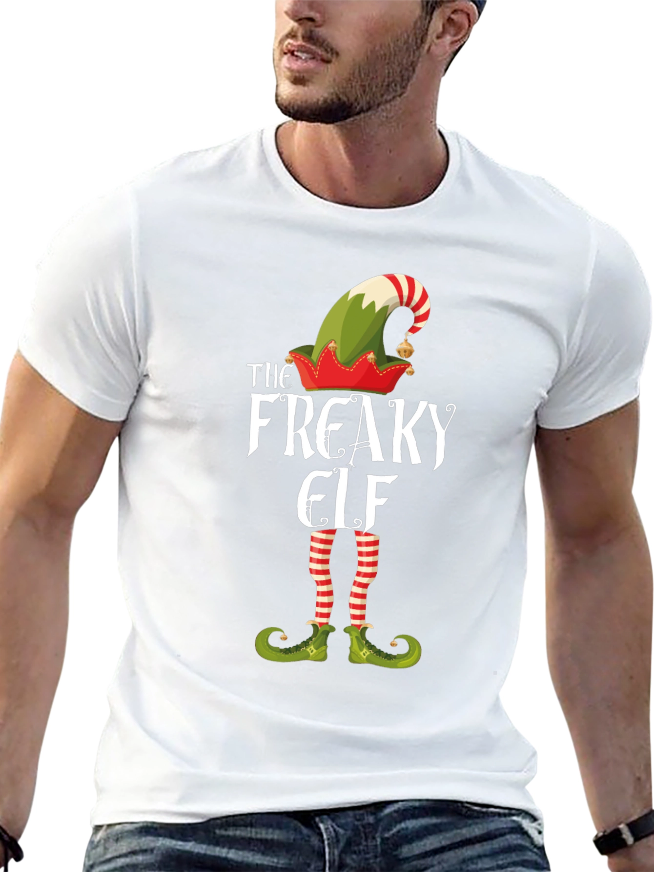 The Freaky Elf T-Shirt - Holiday Fun